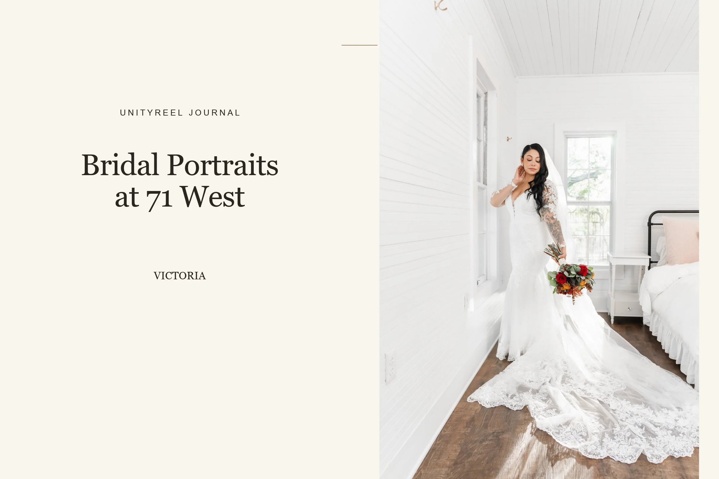 Bridal Portraits at 71 West: Victoria