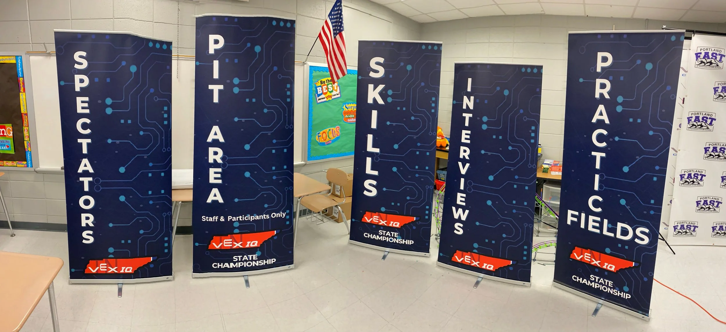 VEX IQ Tournament Signage