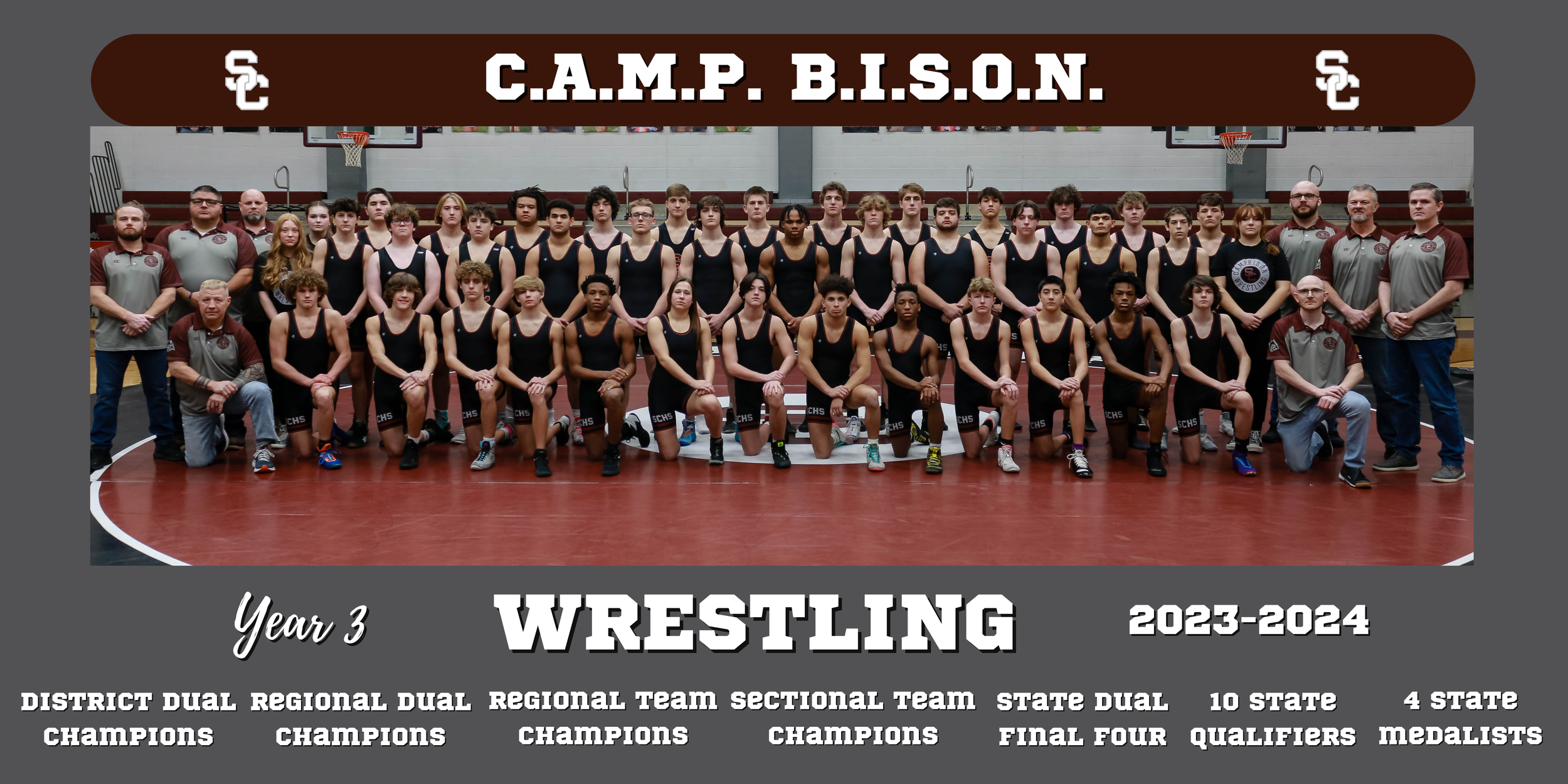 Station Camp Wrestling Team Banner