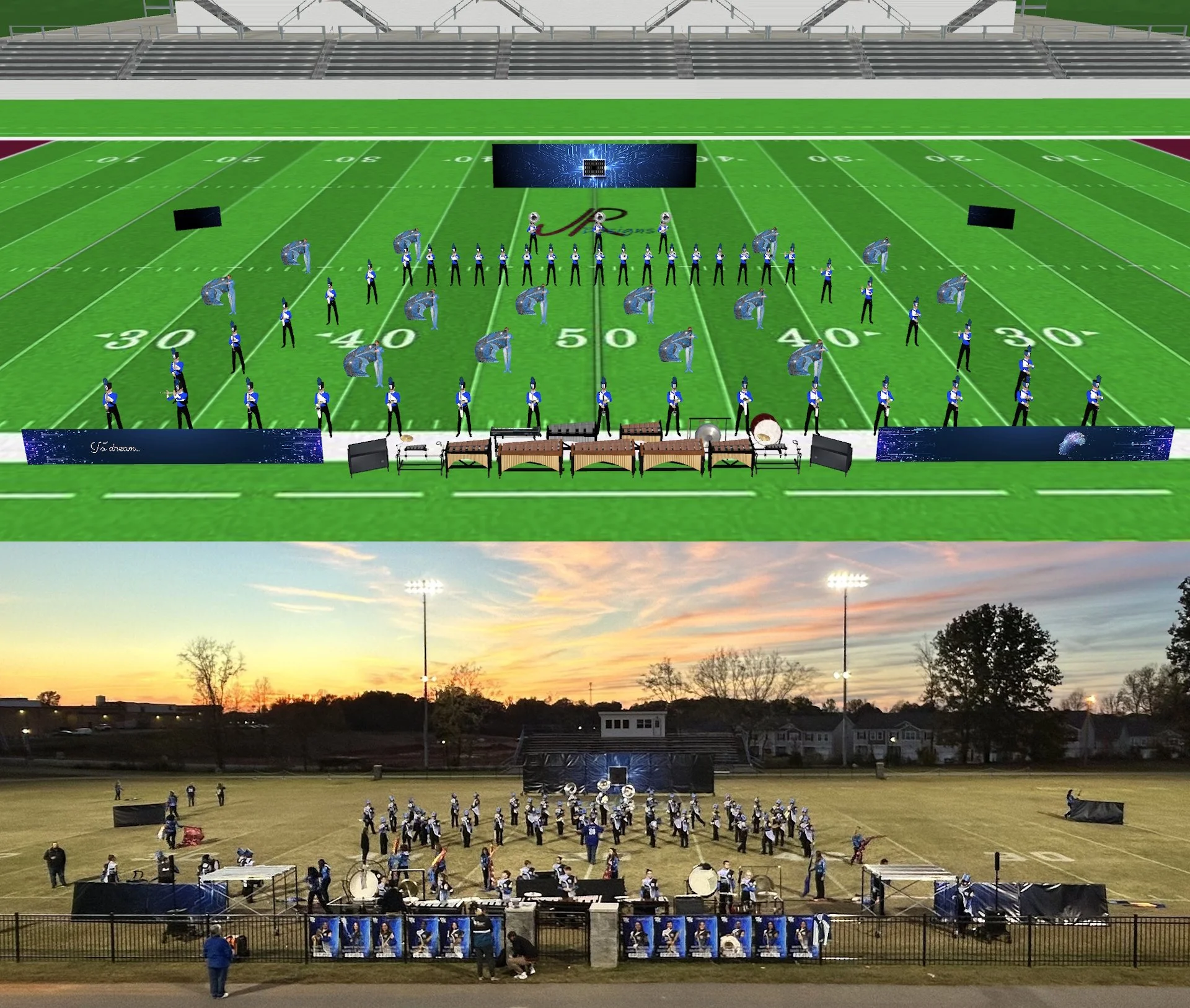 White House HS 2024 Set Design - "To Dream"