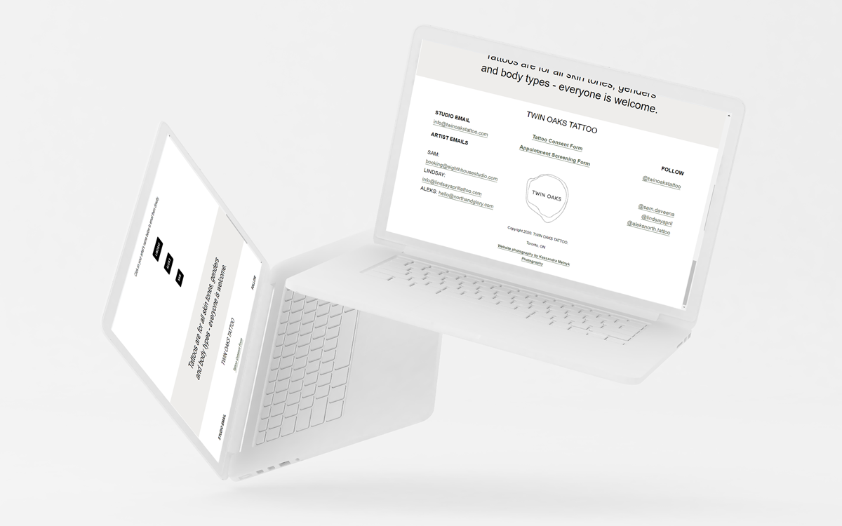 Contact buttons and footer following FAQ content