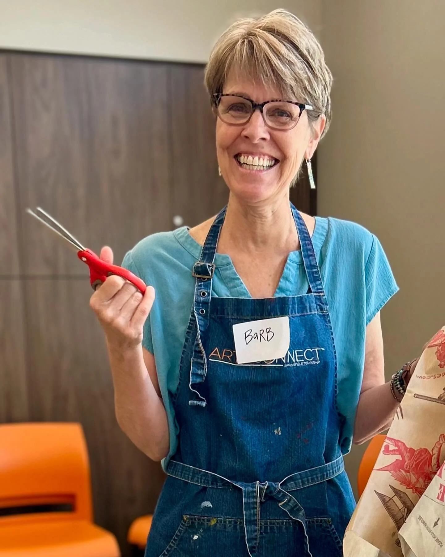 Just finishing up teaching a session at ArtsConnect @theartsconnectus. Thank you to all that attended and made painted paper collages with me. I&rsquo;m feeling so grateful today for Art + Community. It really is wonderful to be in person making and 