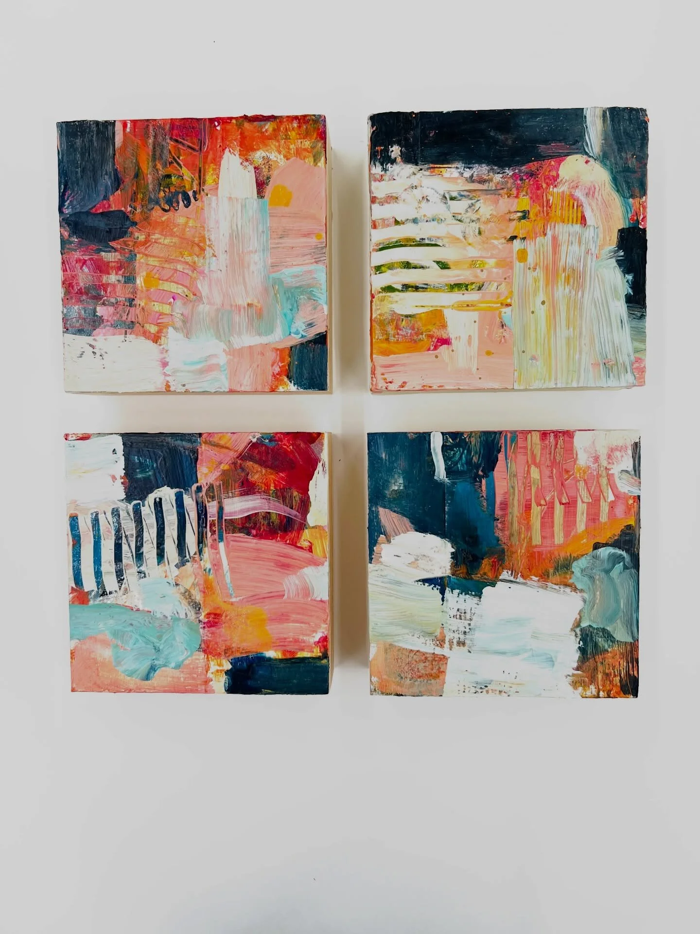 I&rsquo;m back in the studio reacquainting myself with paint. I&rsquo;ve been primarily working with collage, and now I intend to layer paint and collage together to complete a few pieces.

I&rsquo;m getting some things ready for an upcoming local sh