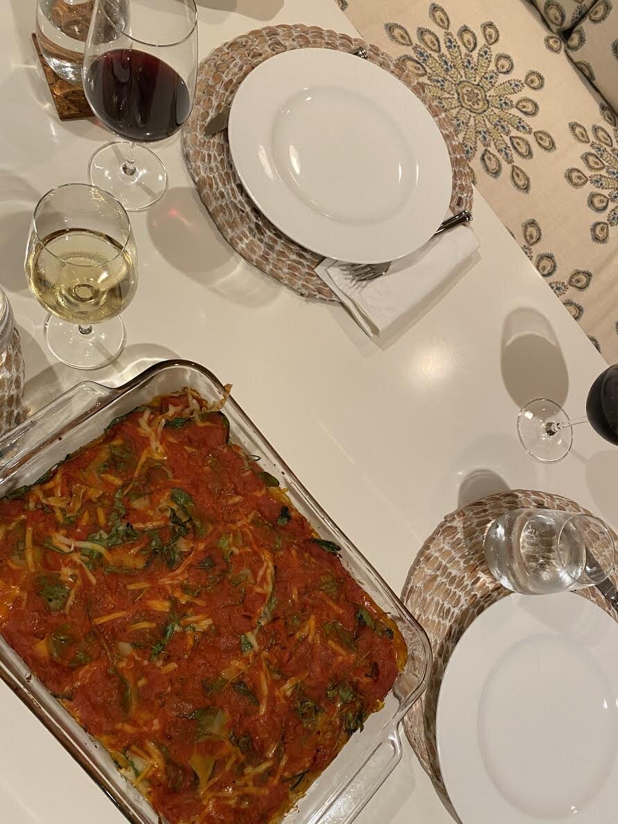 Gluten free vegan lasagna from MWh 