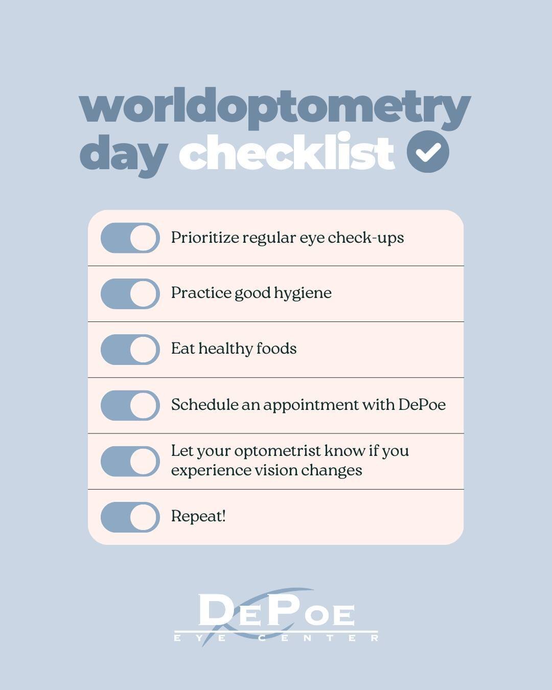 #WorldOptometryDay is tomorrow! 🌍👁️
It&rsquo;s a reminder to prioritize regular eye check-ups and to raise awareness about the importance of eye care. Healthy eyesight contributes to a better quality of life, allowing us to fully engage in the worl