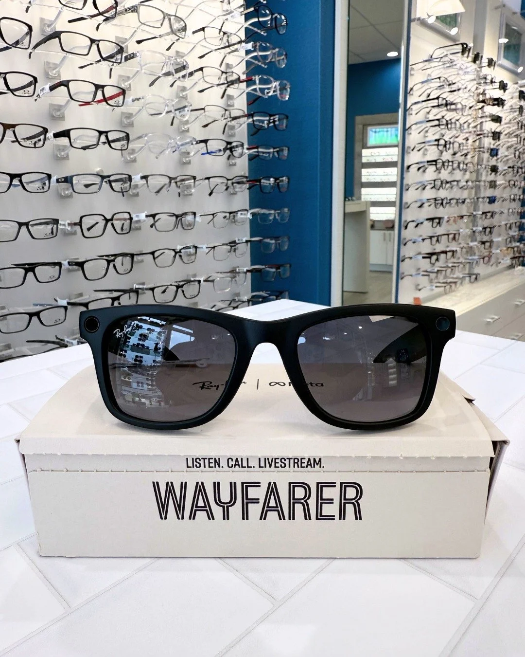 Did you know we carry Ray-Ban Metas in store? We even help you set them up in the app! 

We can make them in prescription or transition lenses to make the most of them! Get more options than you'll see online and help with set up here at DePoe.