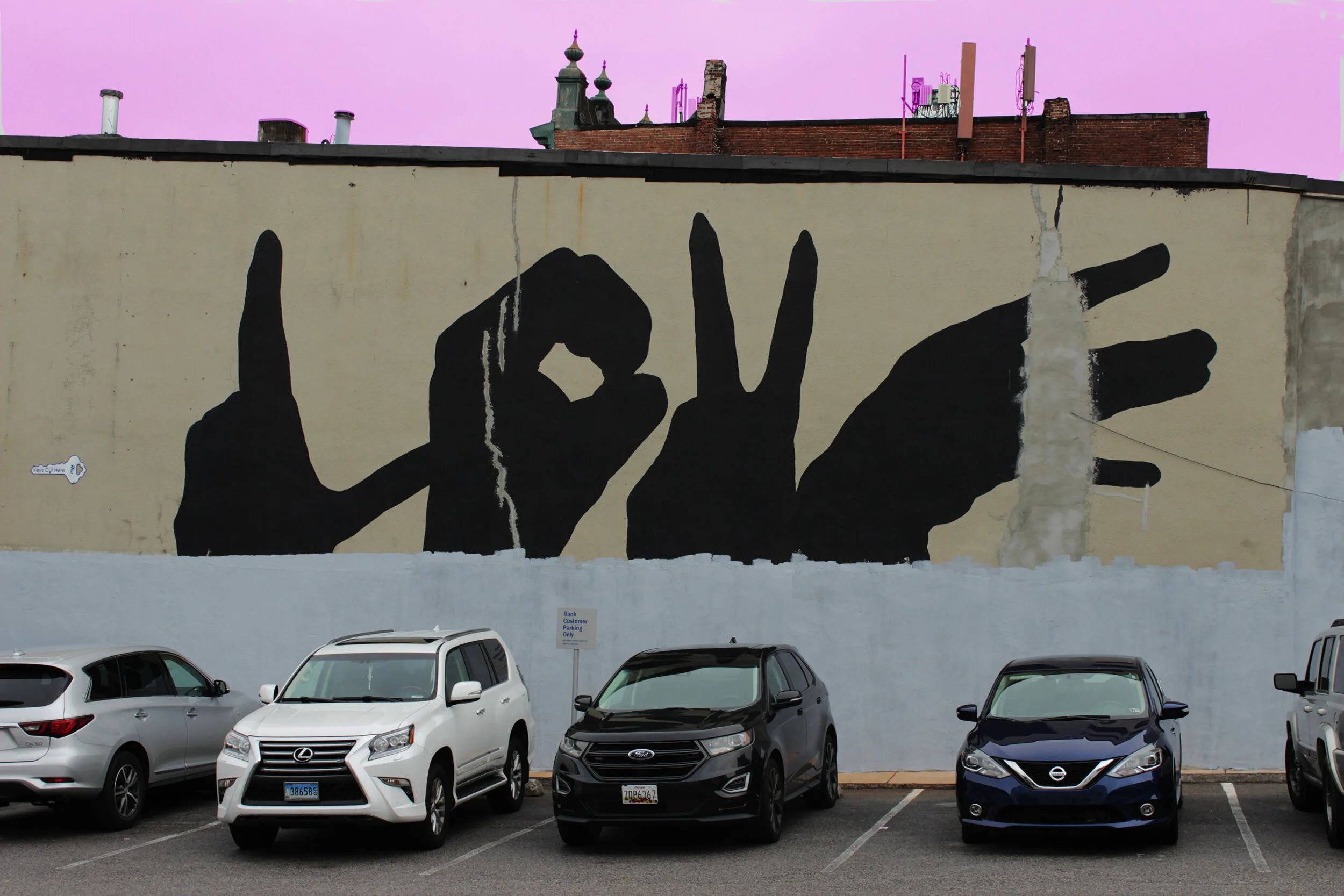 "Love" Mural on Eastern Avenue - Baltimore, MD