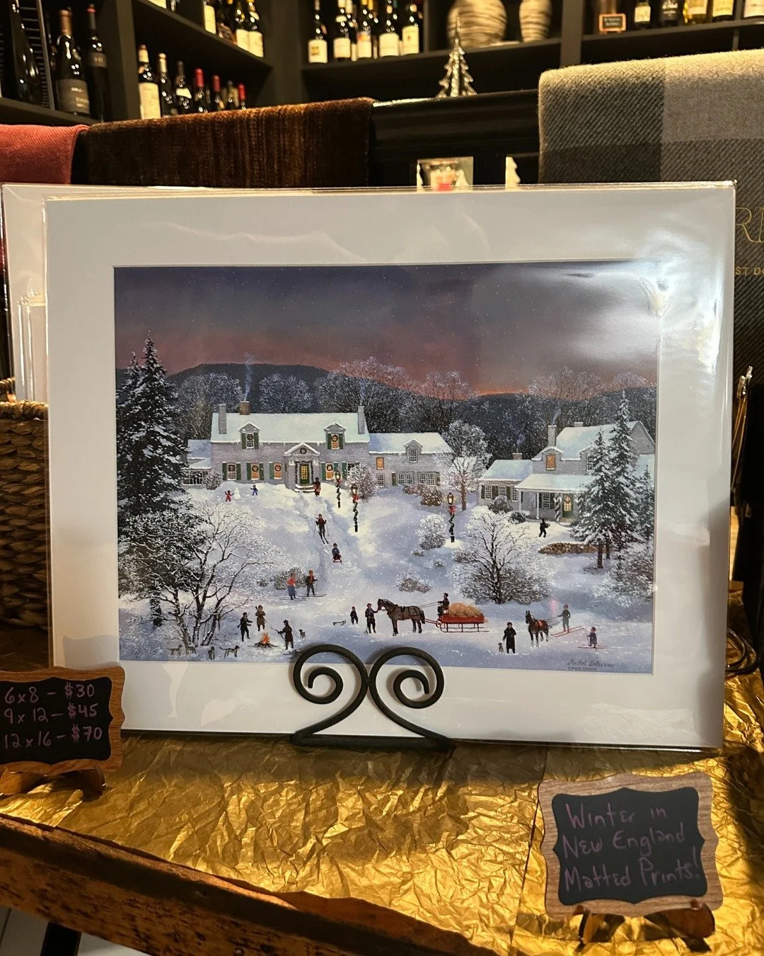 ❄️ Winter Magic at The Hermitage Inn ❄️
Step into the charm of a New England winter and take a piece of it home! Our Retail &amp; Wine Shoppe is filled with beautiful gifts and local treasures &mdash; perfect for the season.
✨ Now available:
🖼️ Prin