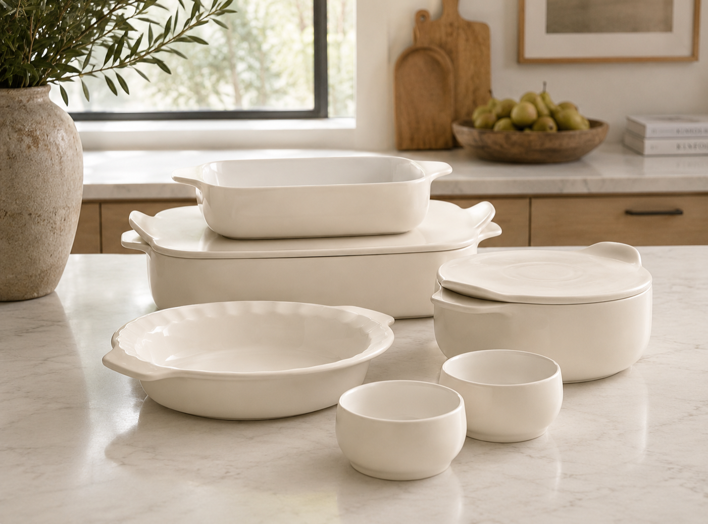 8pc Vitrified Stoneware Set (Retailer: Crate & Barrel)