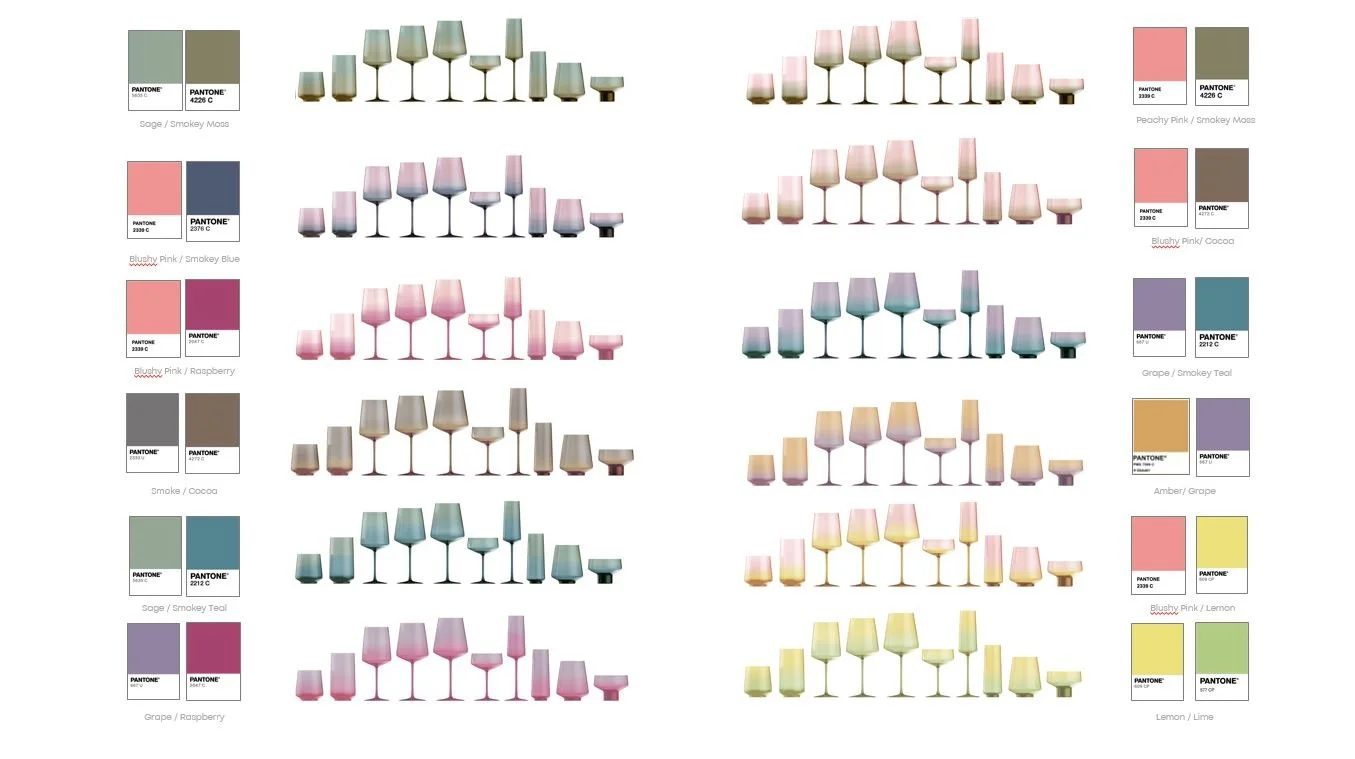 Two-tone Color Selection: Evergreen and Seasonal