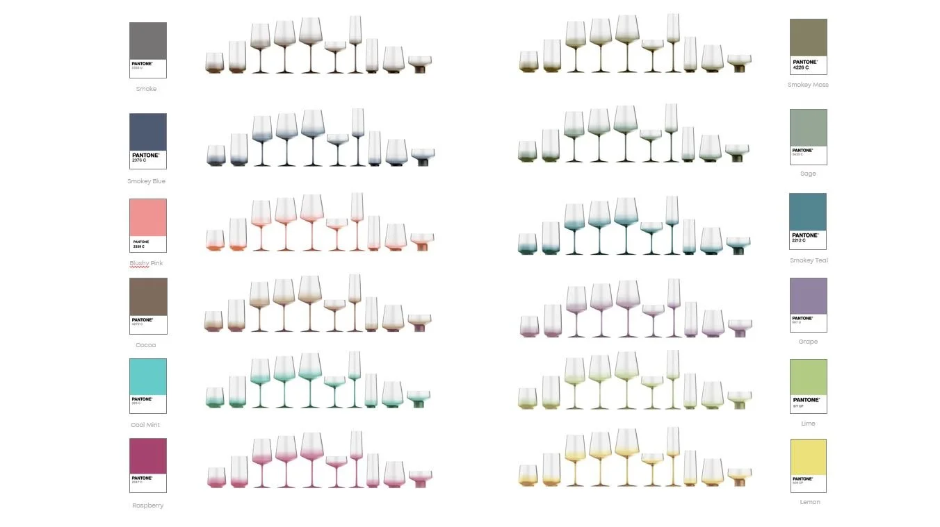 Ombre Color Selection: Evergreen and Seasonal