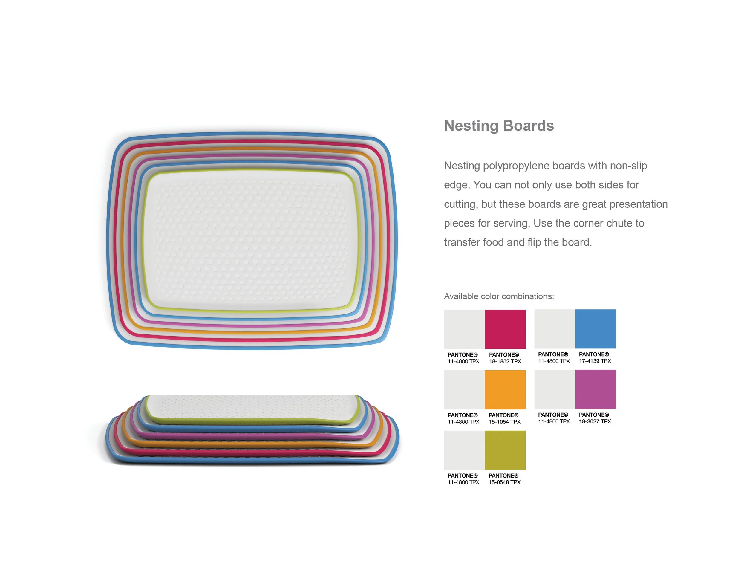 Nesting Serving/ Cutting Board Set