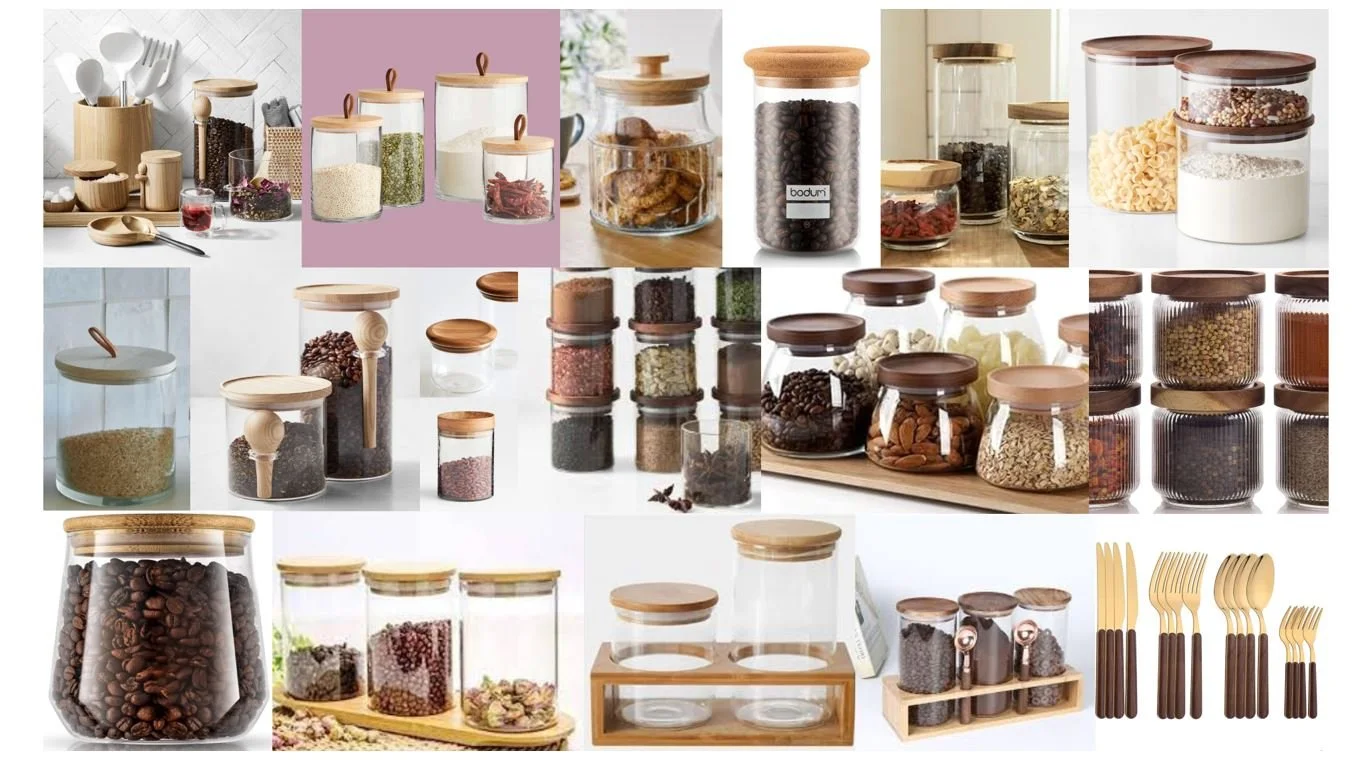 Reviewing competitors for style and sizes.