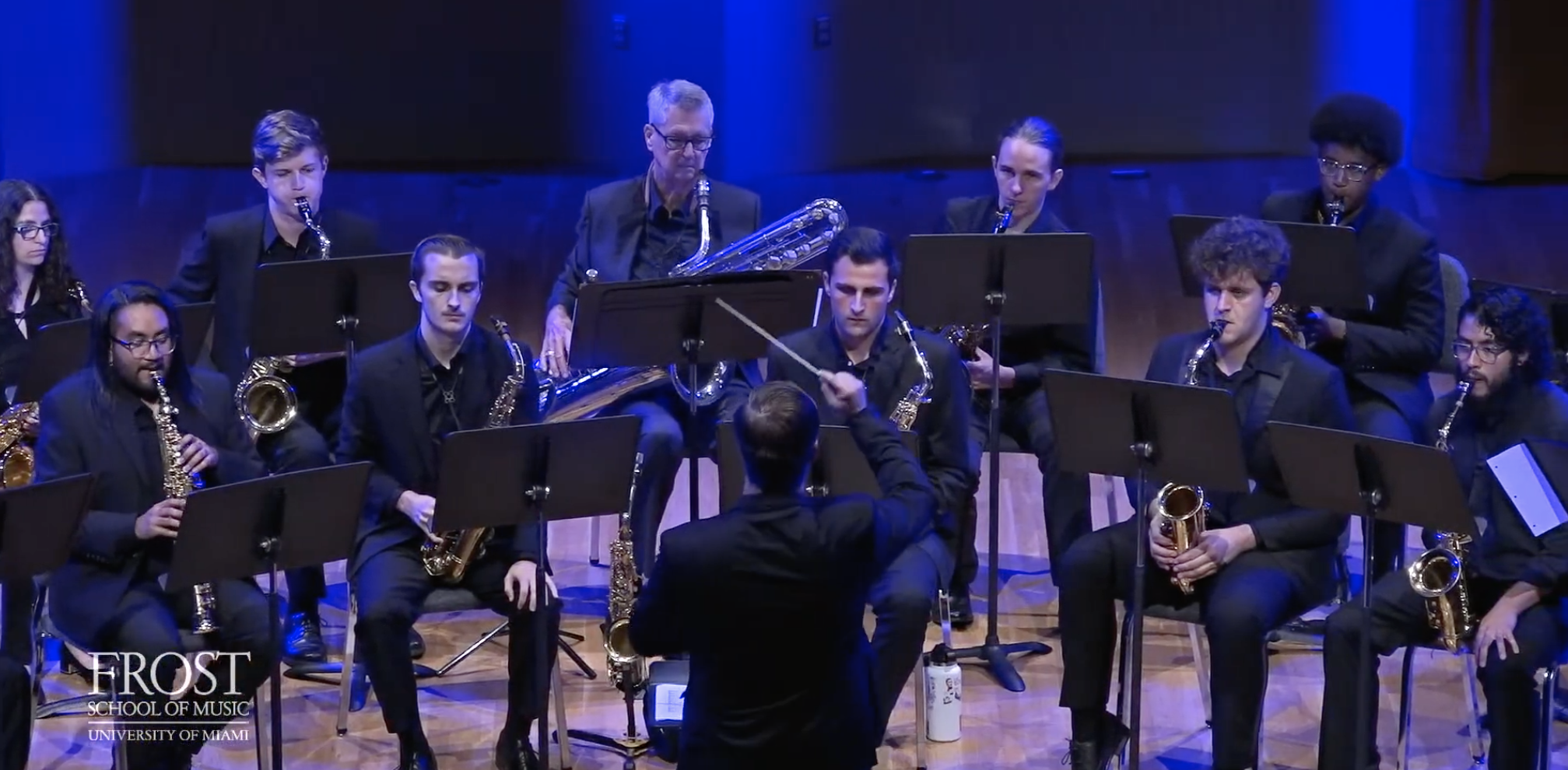Frost Saxophone Ensemble - Conducting Alan Theisen's Symphony No. 3