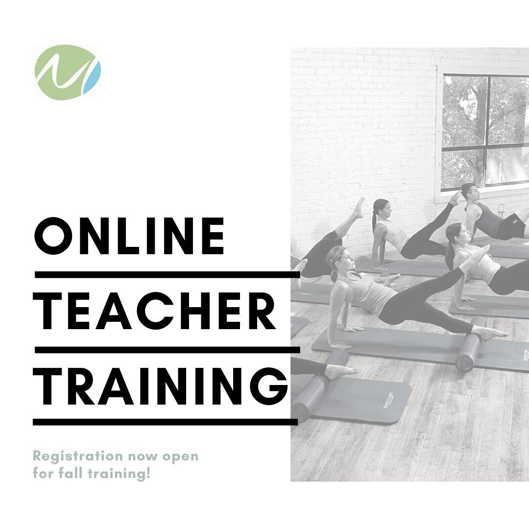 Join us this fall for our new ONLINE Pilates teacher training! 
.
Starting this September we are offering an amazing opportunity to get all our Mat Pilates Training courses from the comfort of your own home💻. 
.
We also offer an early bird rate, so 