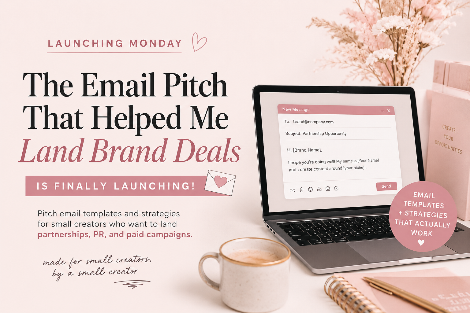 Small Creators Keep Asking Me for My Pitch Emails…So I Made Something