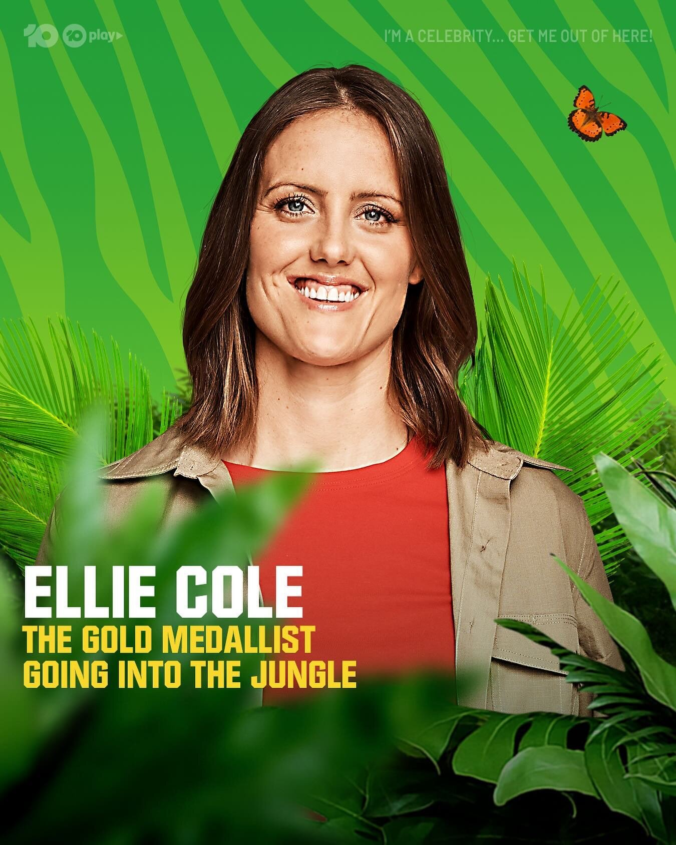 Well the secret is finally out. @elliecoleswim has entered the South African jungle for the 10th season of @imacelebrityau and we couldn&rsquo;t be more excited. Stay tuned to see what she gets up to.
 
#teamellie #imacelebrityau @elliecoleswim @imac