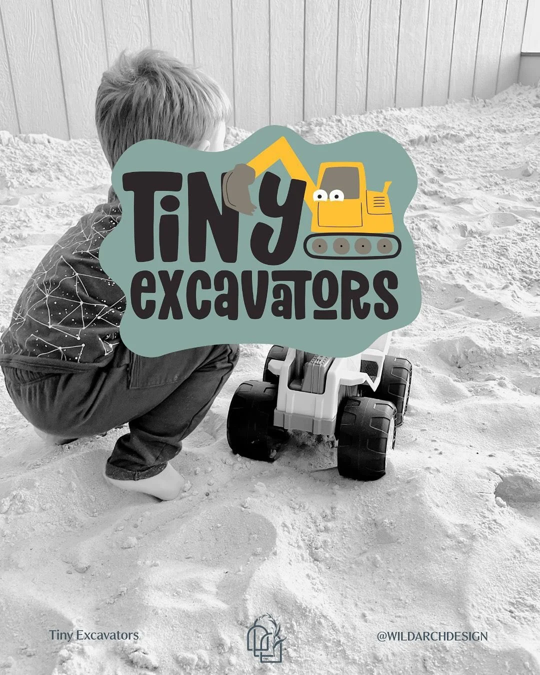 Introducing the new brand and website for @tinyexcavators. Owners Dan and Nikki are opening up an amazing sandbox play place on 32 this summer and I cannot tell you how excited I was to work on this brand and website for them! 

Part of the request w