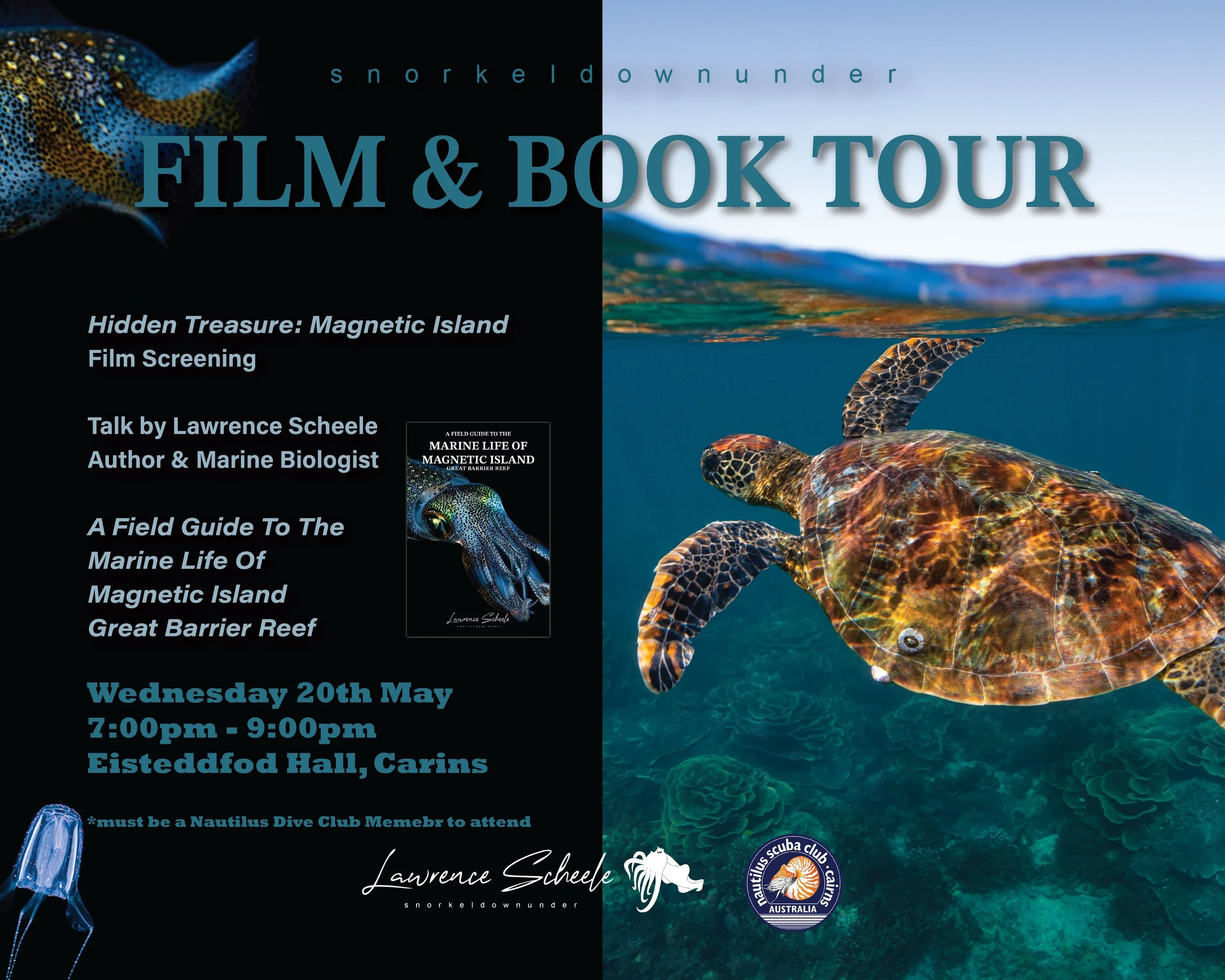Film &amp; Book Tour - Nautilus Dive Club Cairns