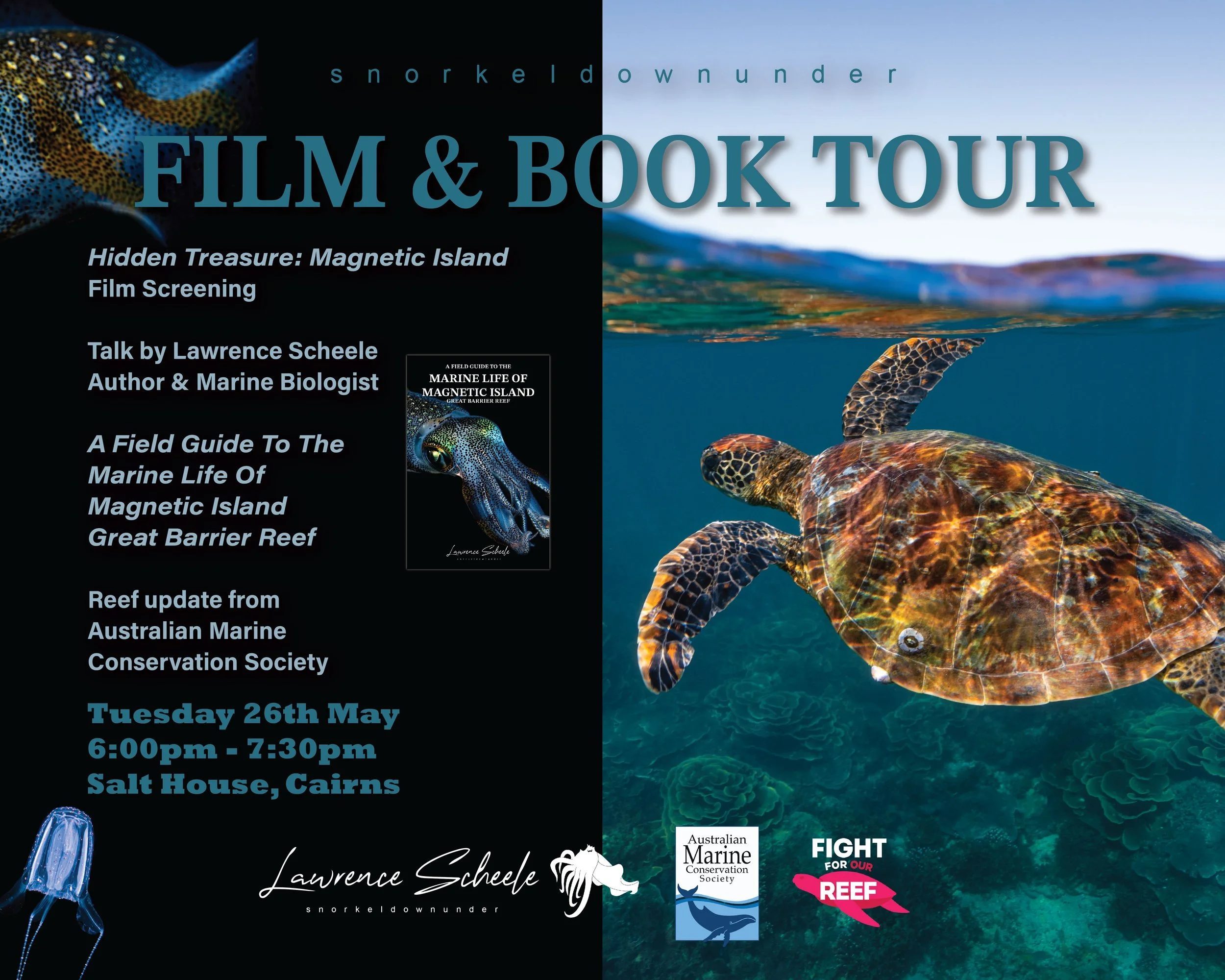 Film &amp; Book Tour - AMCS Reef Drinks