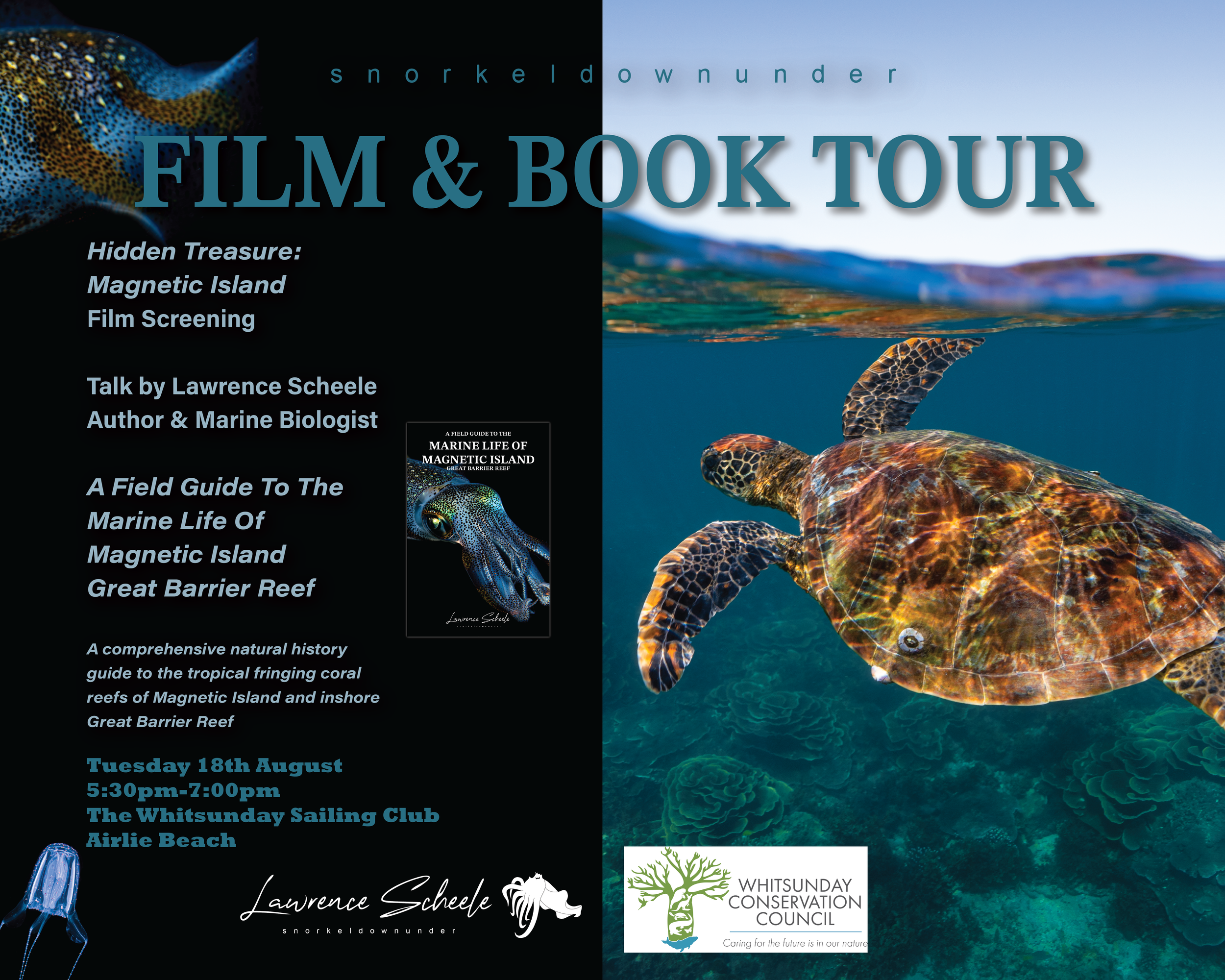Film &amp; Book Tour - Airlie Beach (Whitsunday Conservation Council)