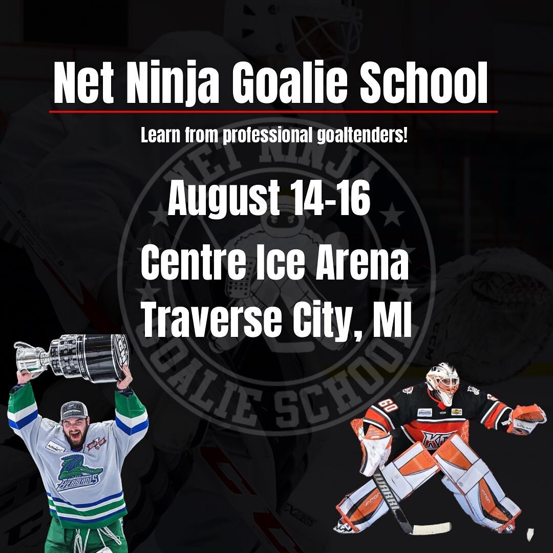 Camp is right around the corner! Sign up link in bio‼️

🧘🏻&zwj;♂️ 8:45am Mobility
🥅 10:00am Ice Session #1
🥪 11:30am Lunch
🧠 12:00pm Classroom
🏒 1:00pm Ice Session #2
🚘 2:30pm Goalie Pick Up! 

✅ 3 day camp
✅ All ages and skill levels are welc