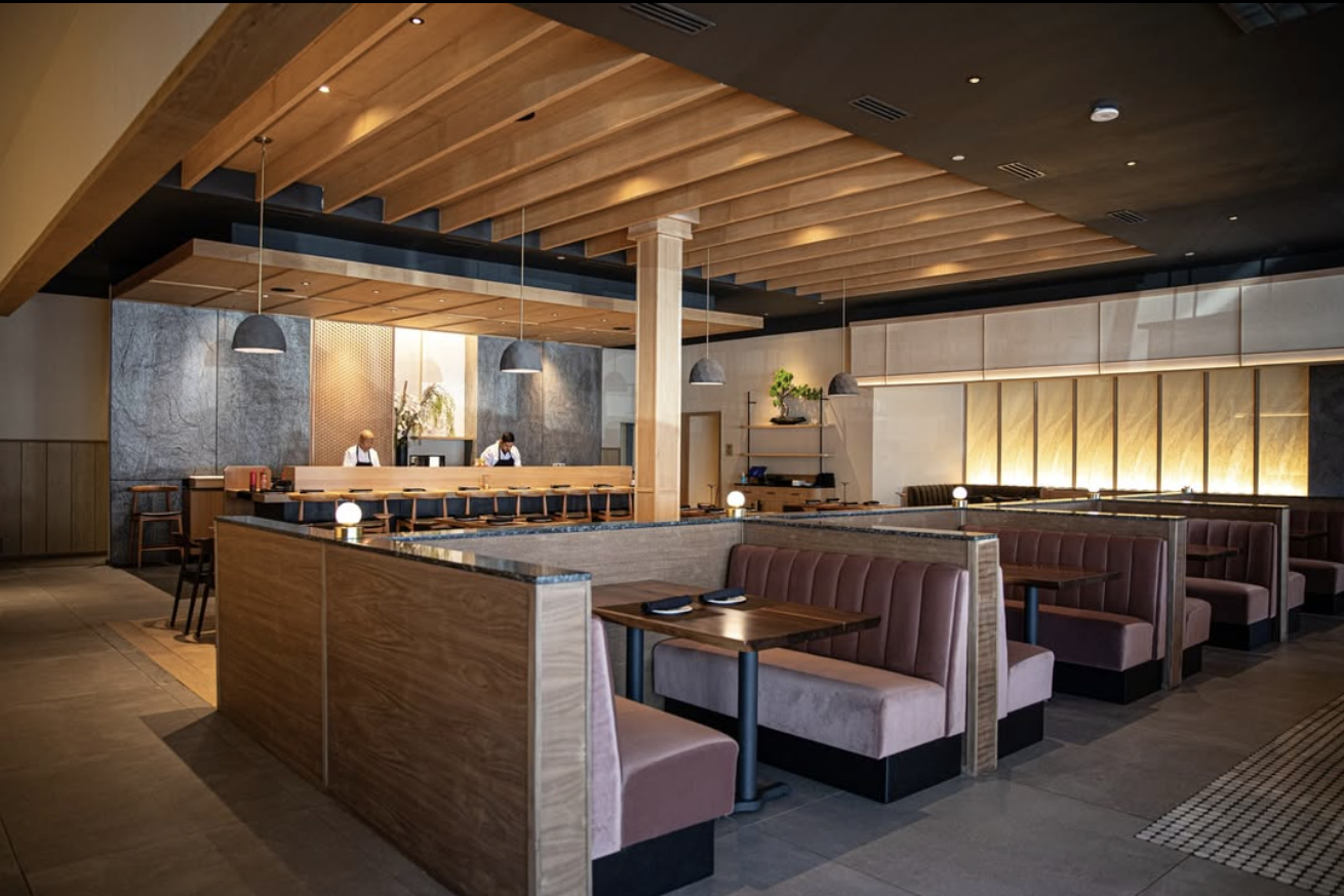 photo of mujinzo, japense designed restaurant and cocktail bar in Mcallen, Texas