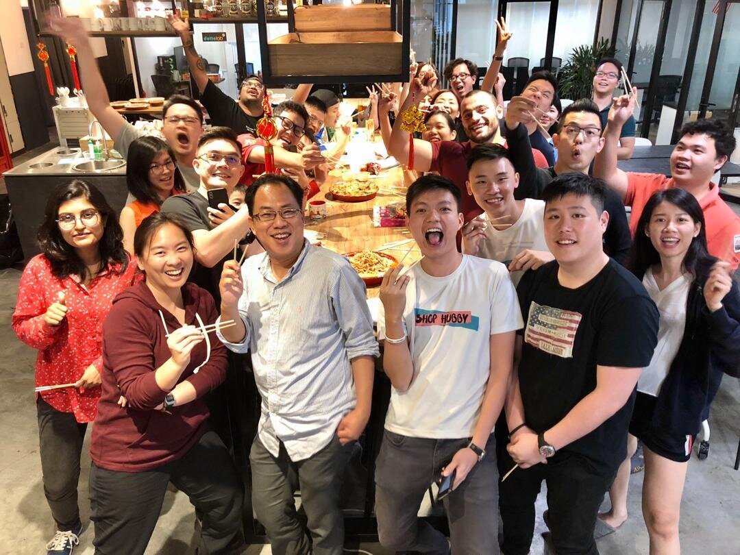 Coworking Community Celebrating Chinese New Year