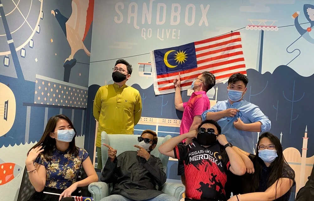 Sandbox Community Dressed Up for Malaysia Independence Day