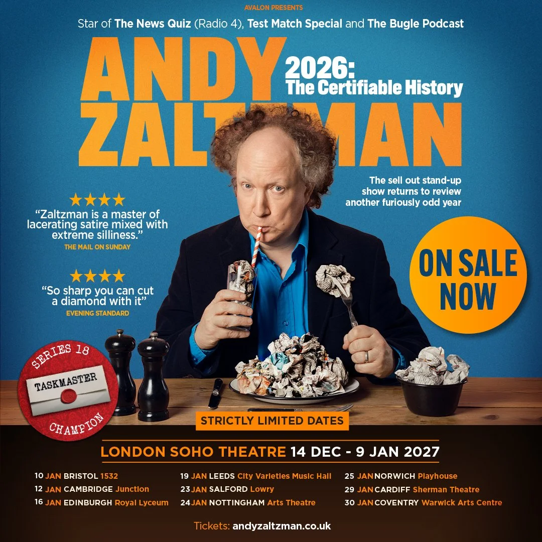 Andy’s live show on sale!