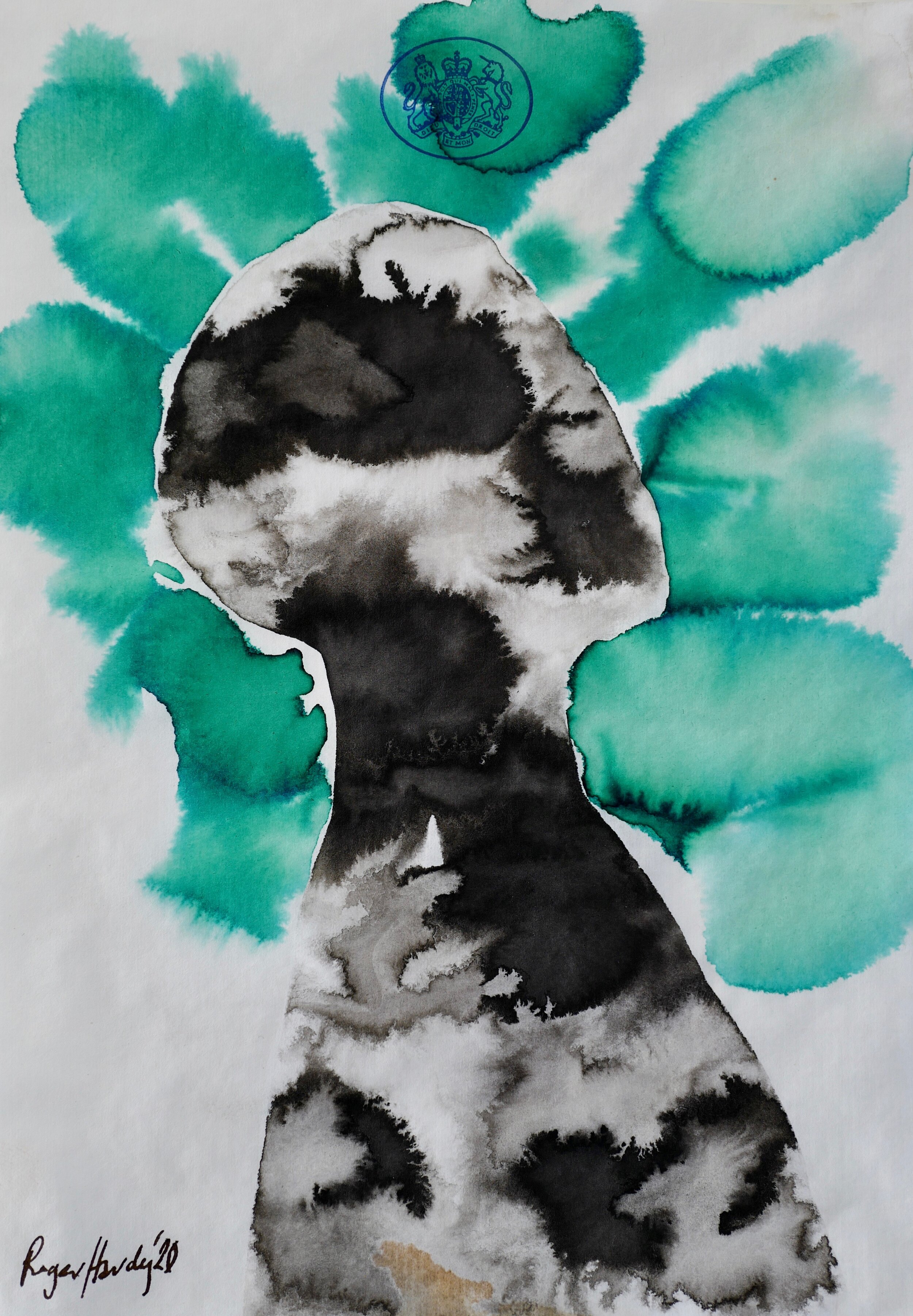 1. Ink on paper 21x14.8cm