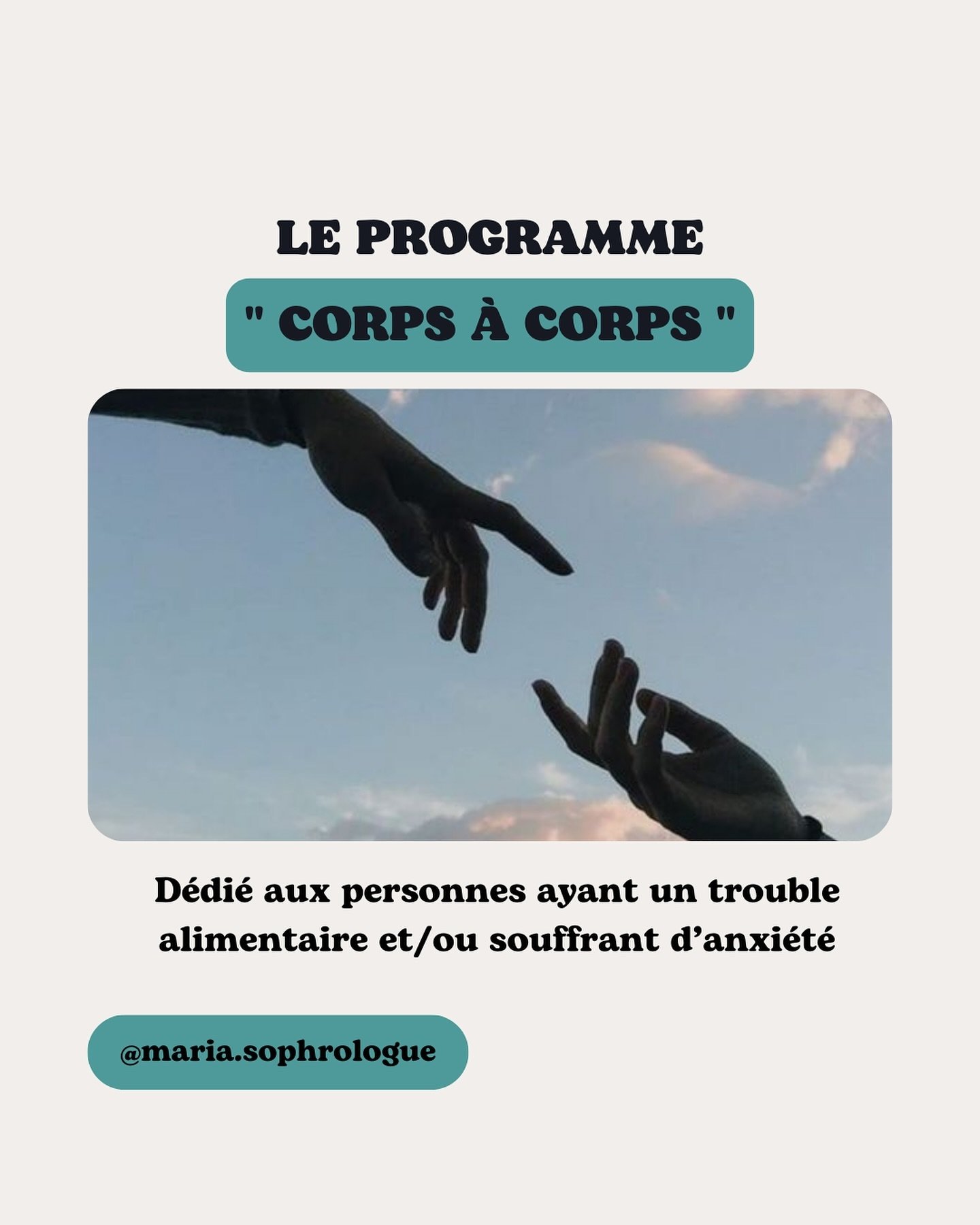 ✨Le programme &laquo; Corps &agrave; corps &raquo; c&rsquo;est 10 mois  de pratiques corporelles, de connaissances, d&rsquo;&eacute;changes combinant science et spiritualit&eacute;.

✨10 mois &agrave; travers 3 modules qui te permettront de comprendr