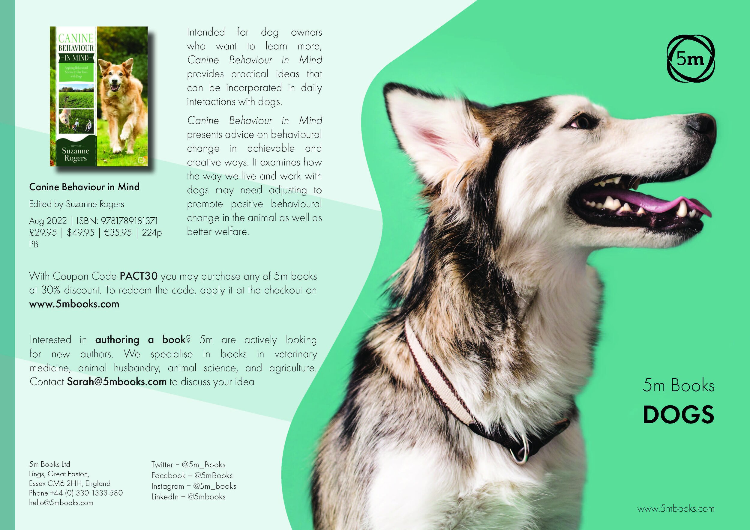 Canine Behaviour in Mind - conference pick up (special offer) —  Professional Association of Canine Trainers