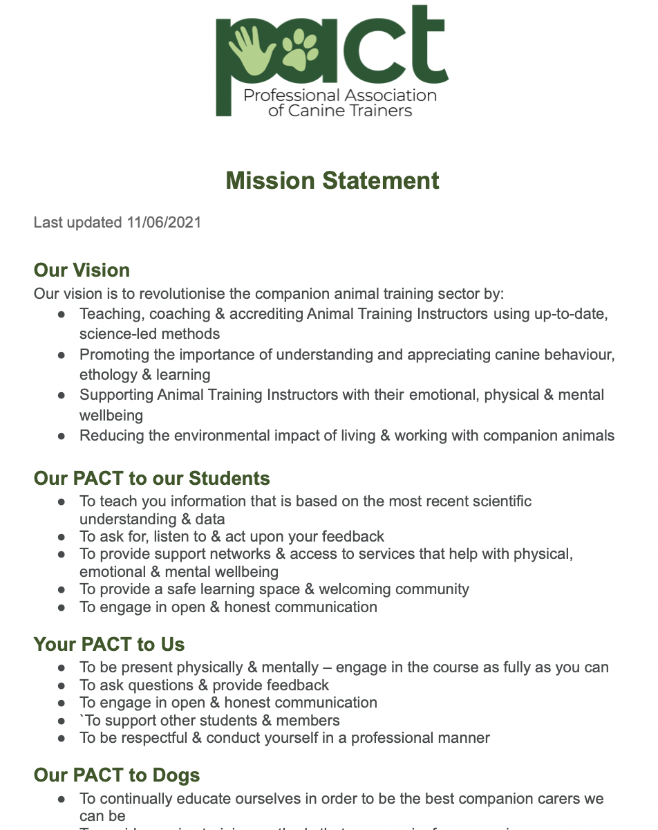 Mission Statement