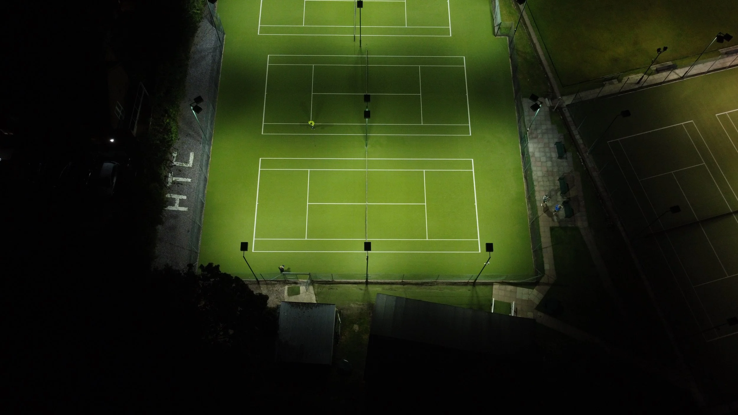 Hartford Tennis Club Sports LED Lighting UK — Low Energy Designs