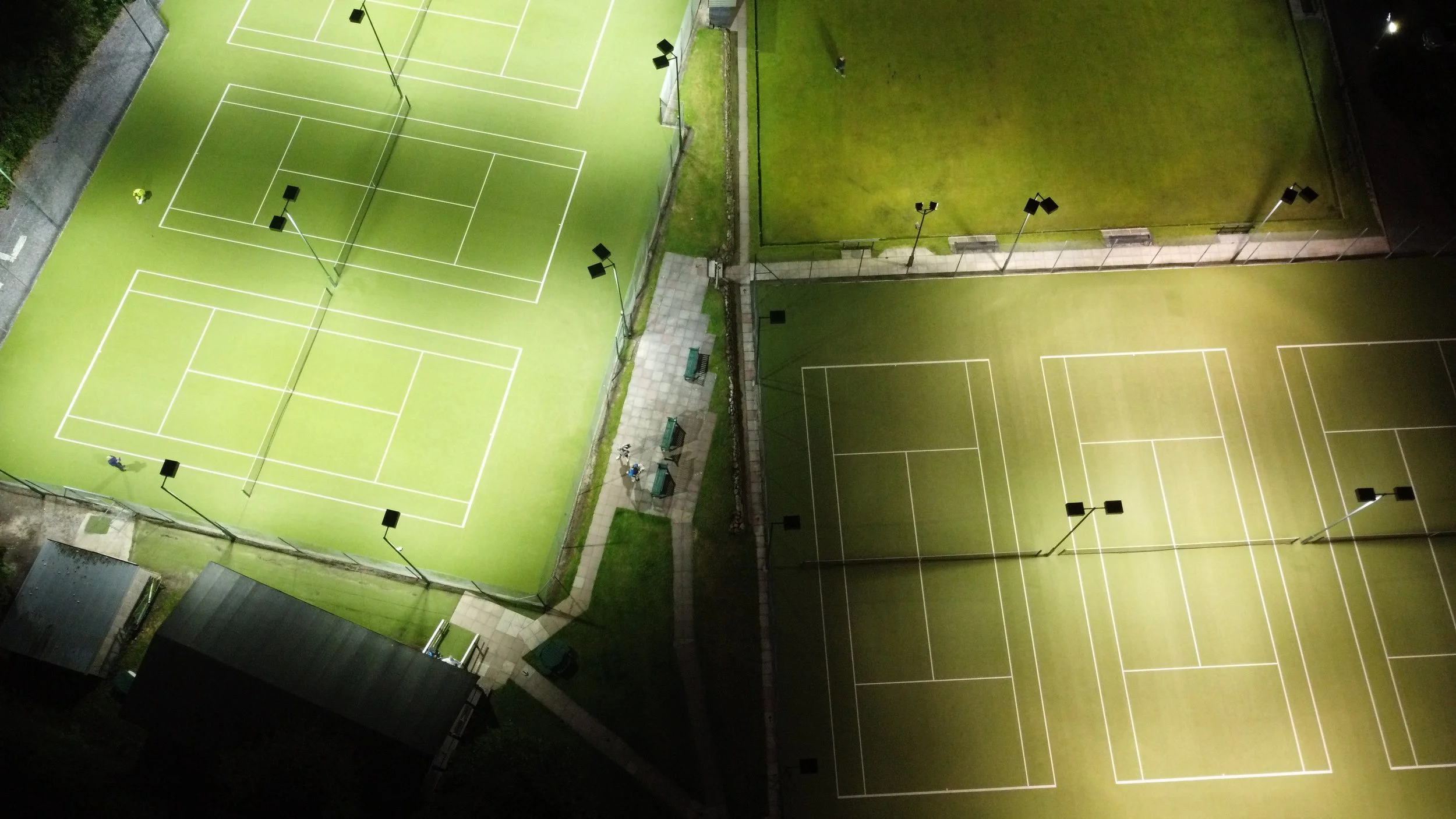 Hartford Tennis Club Sports LED Lighting UK — Low Energy Designs