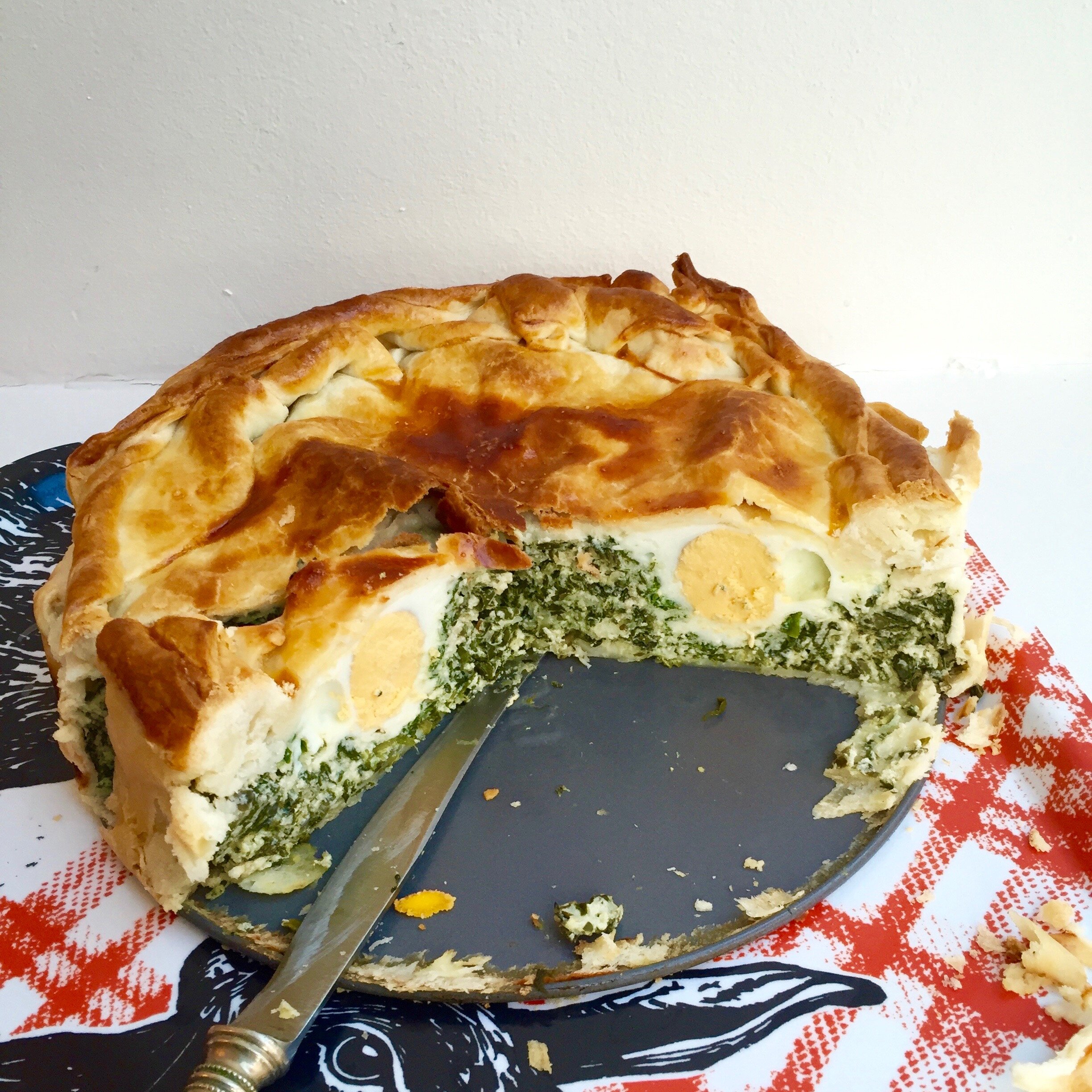 Torta pasqualina - Ostertorte mit Spinat