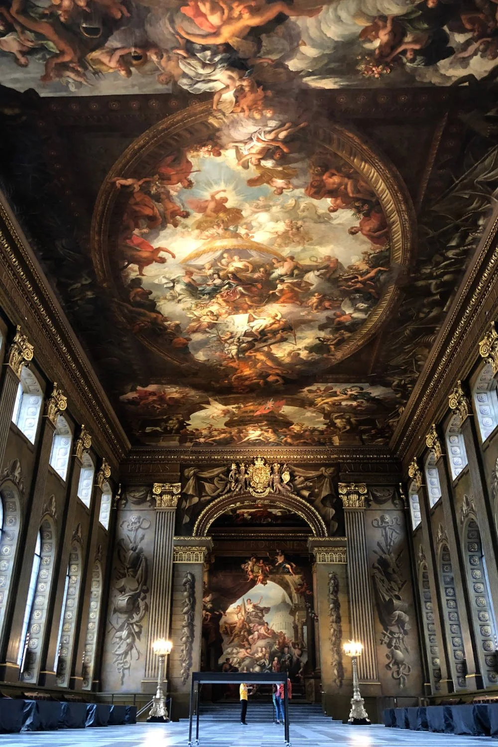 The Former dining room for the retired and injured sailors of Greenwich Royal Hospital