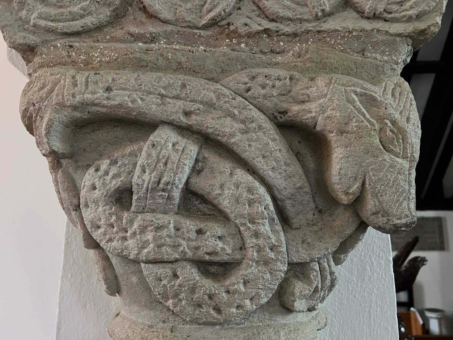 A capital in Selham Church 