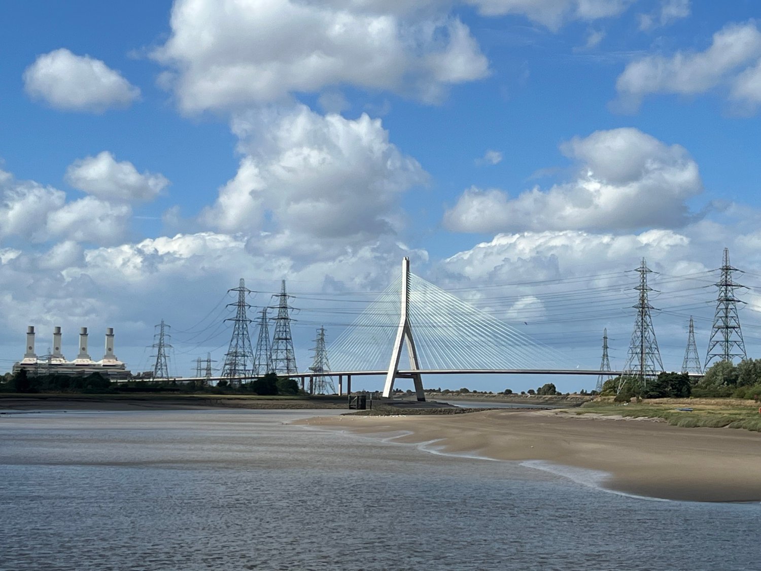 Harwarden Bridge and the River Dee