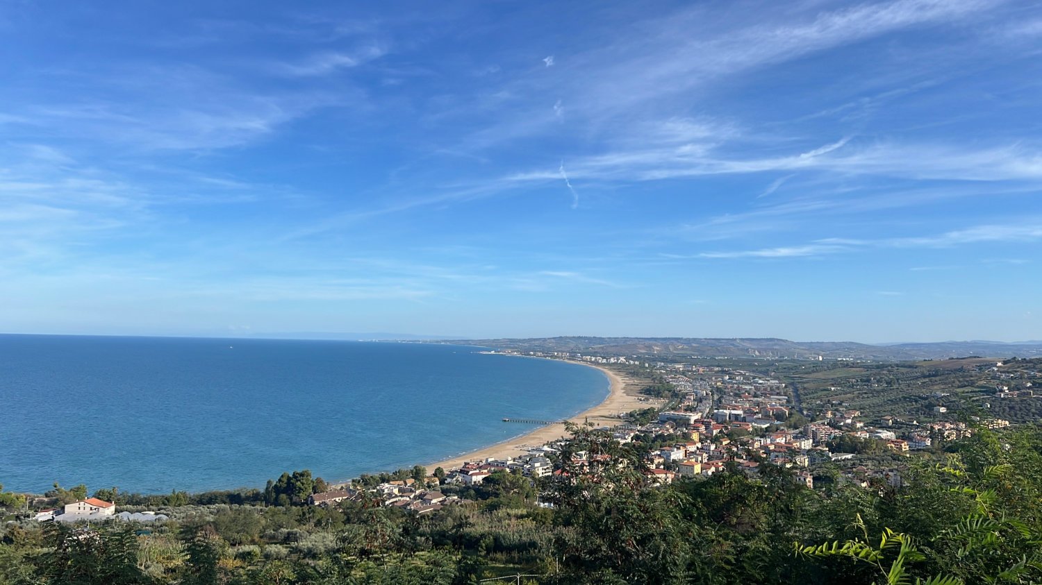 The view from Vasto