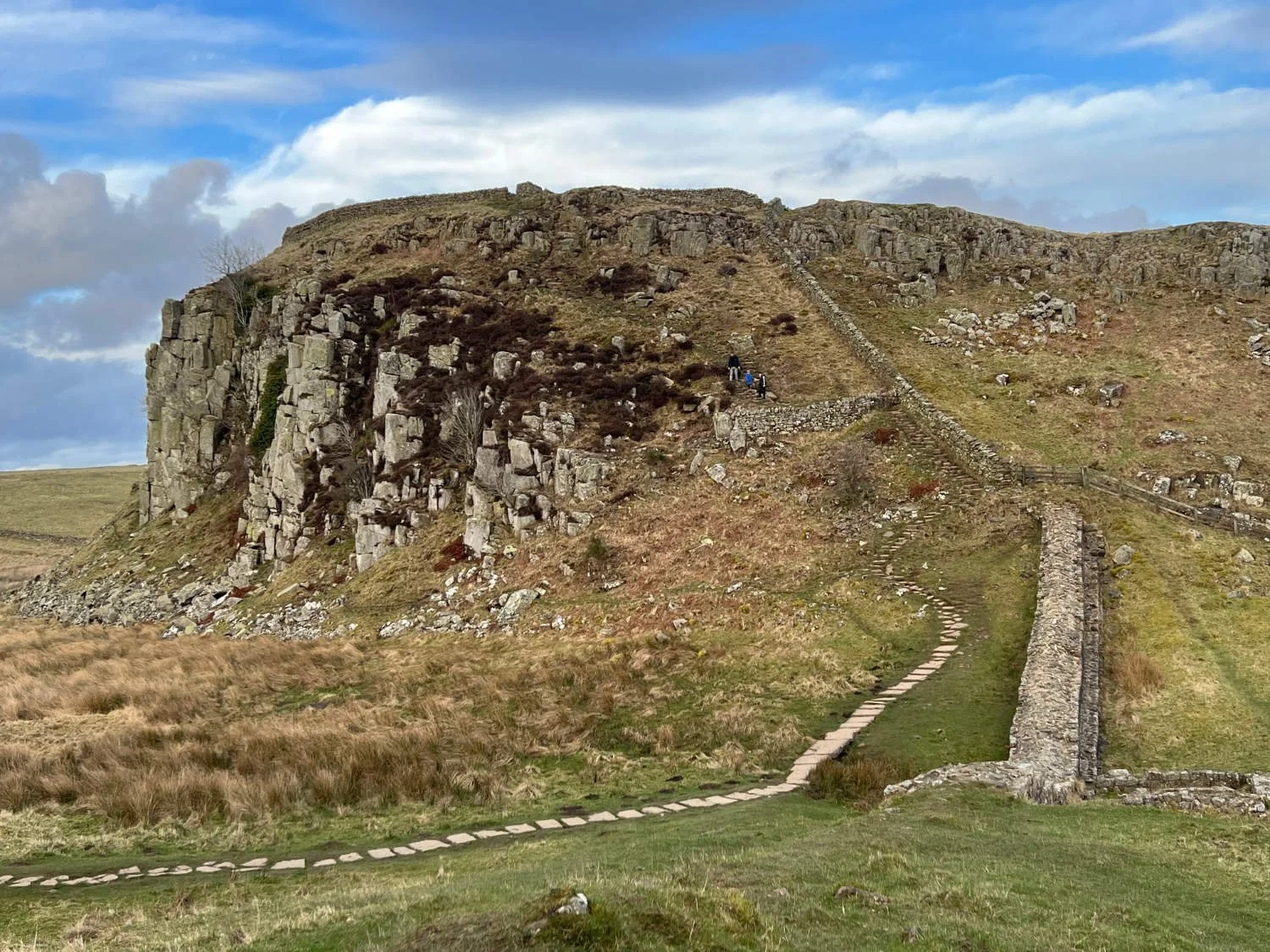 Barton Crags and Hadrian's Wall
