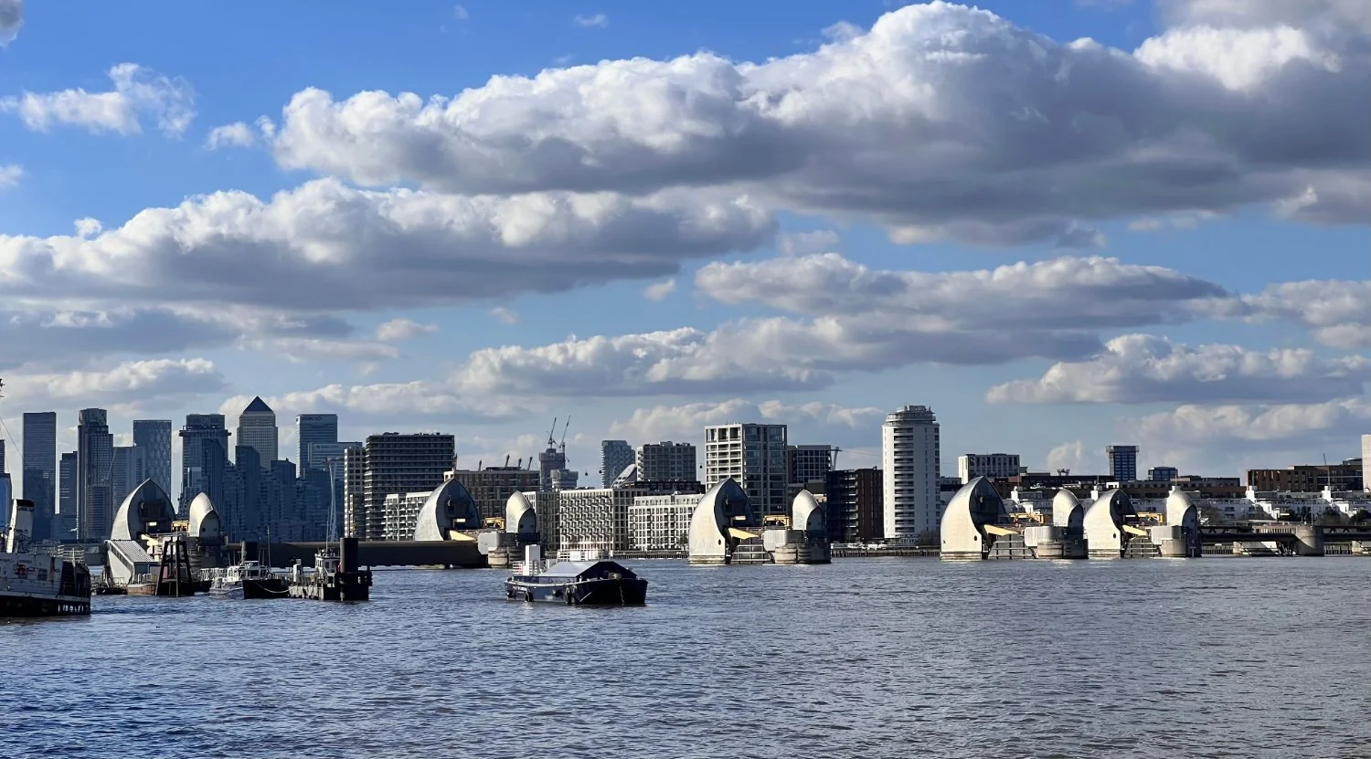 London from the Woolwich Ferry