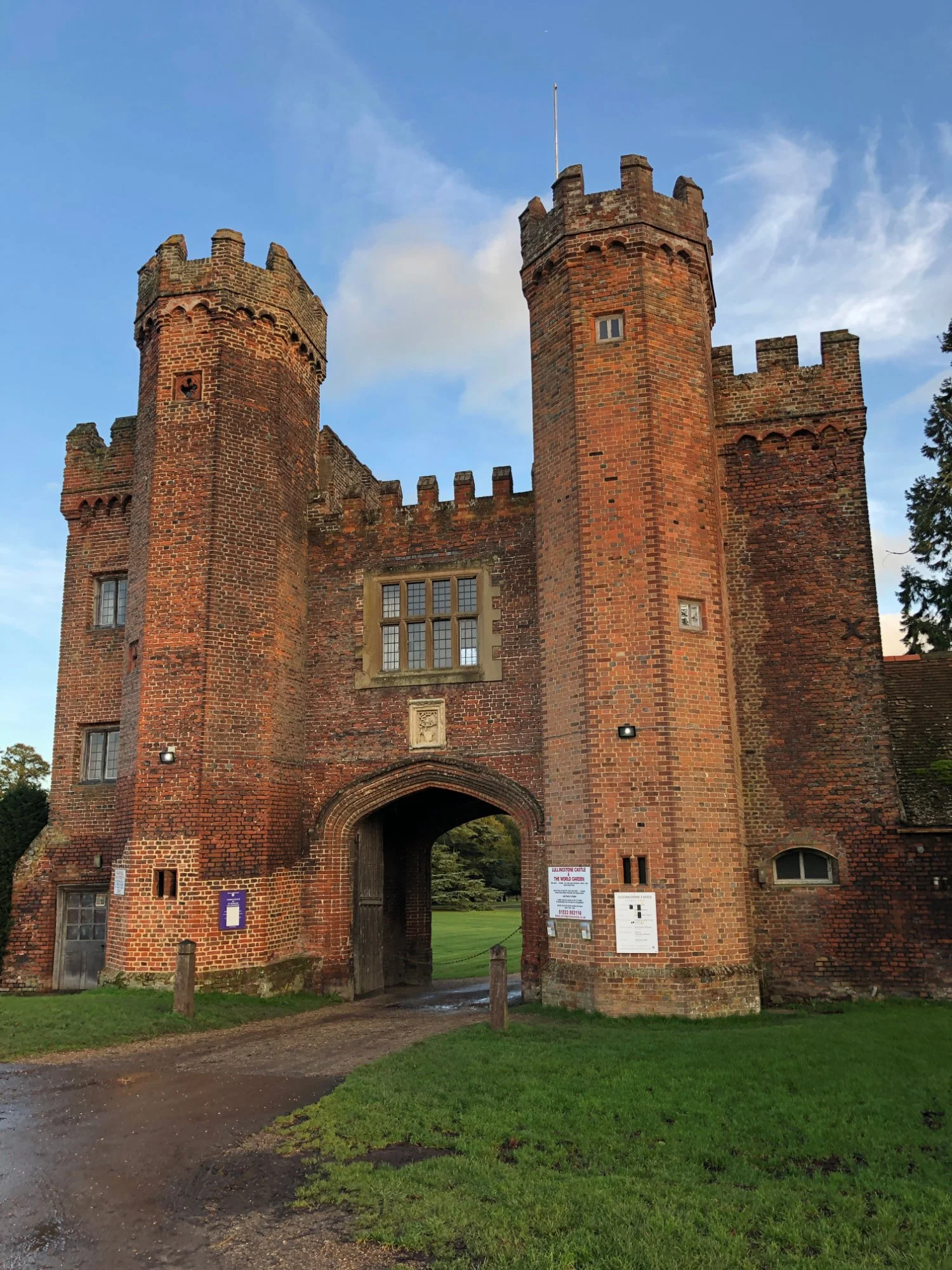 Lullingstone Castle sits beside a Roman Villa on this important route linking Canterbury to Lonon