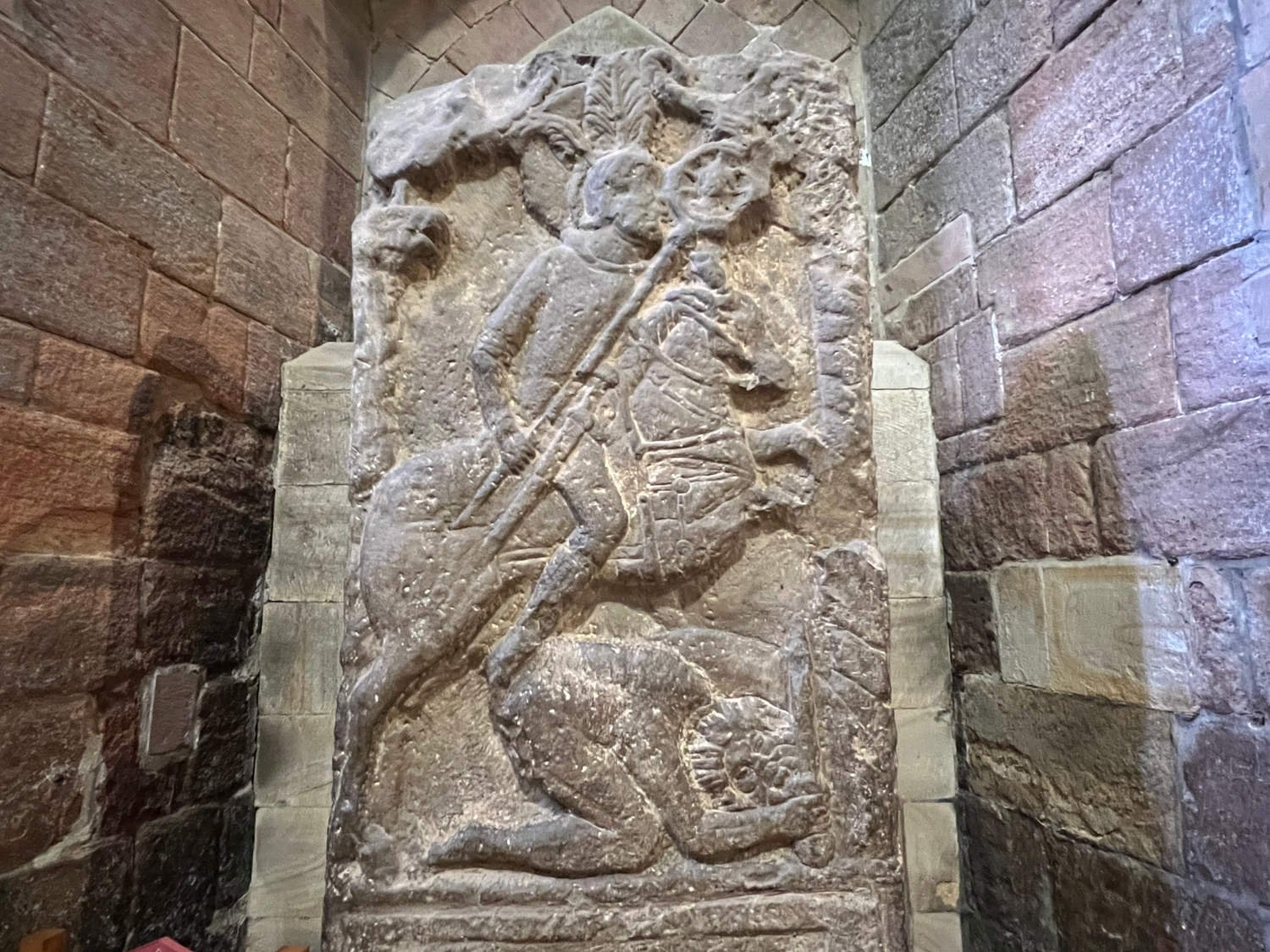 Flavius trampling a naked Briton