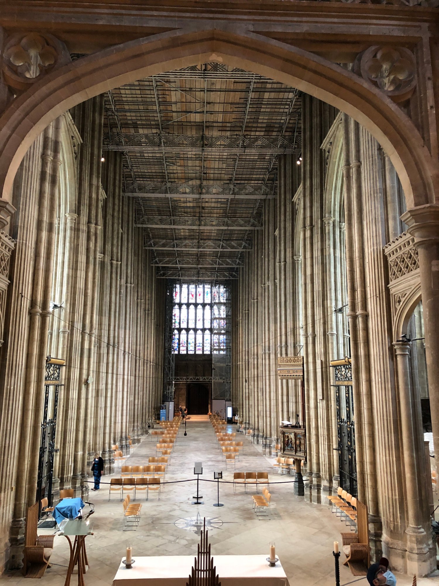 A history set in stone, the wonderful nave of Canterbury Cathedral