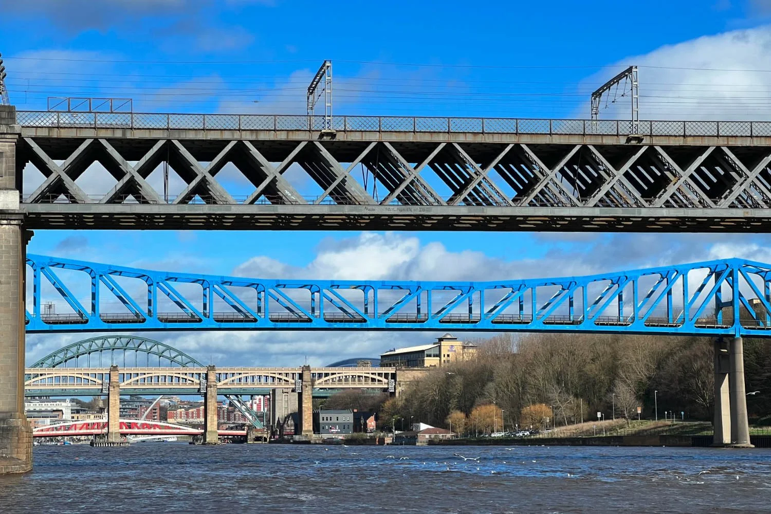 The amazing collection of bridges across the river Tyne