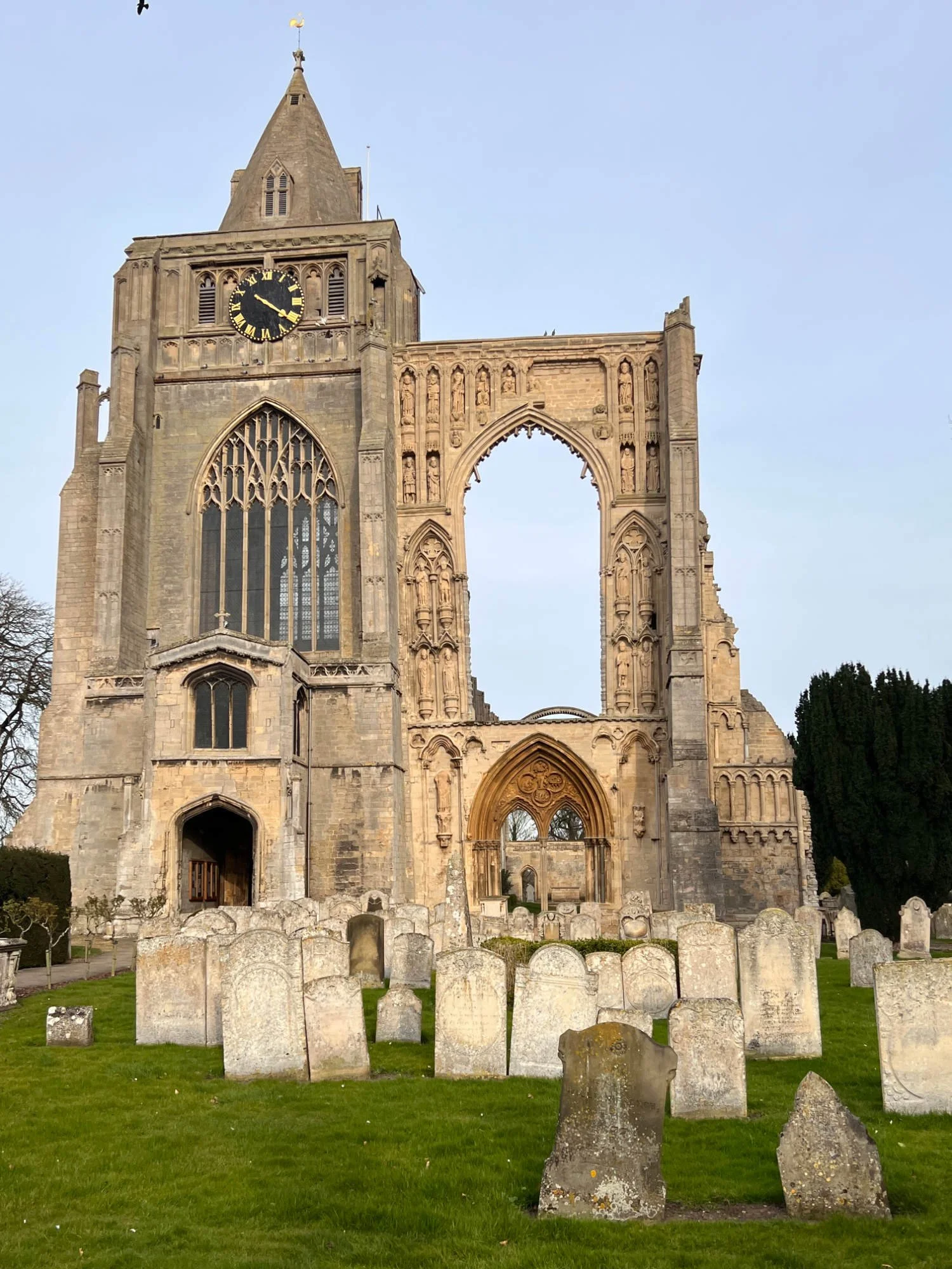 Crowland was dissolved by Henry VIII