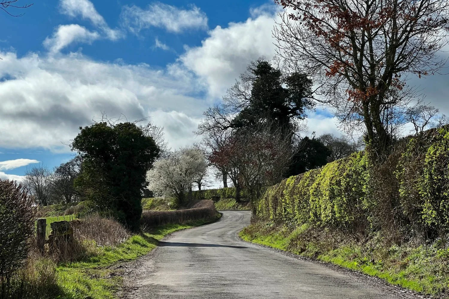 An exhilarating descent off the high moors towards the North Sea