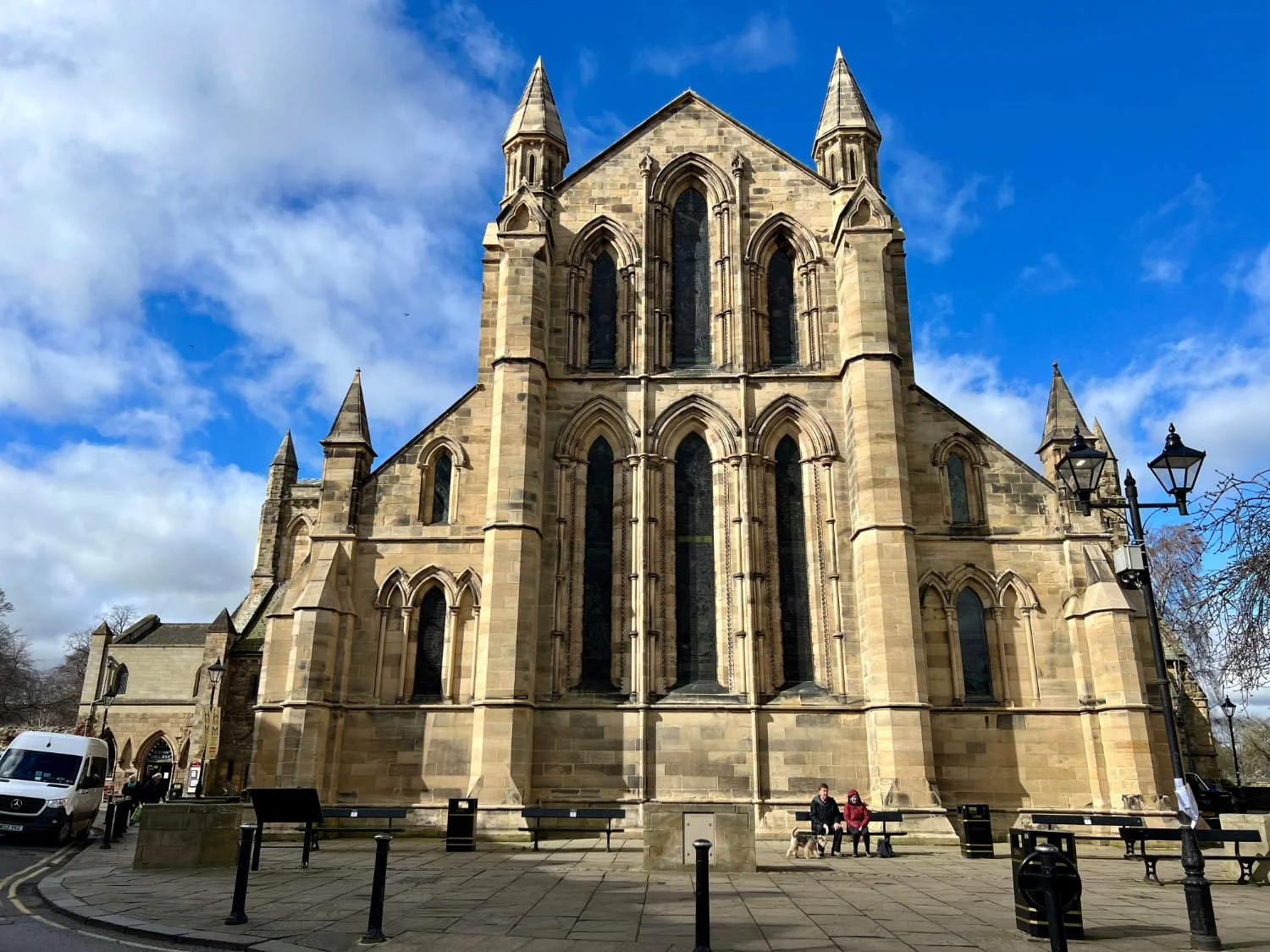 One of the glories of Northern England, Hexham Abbey dominates the market town